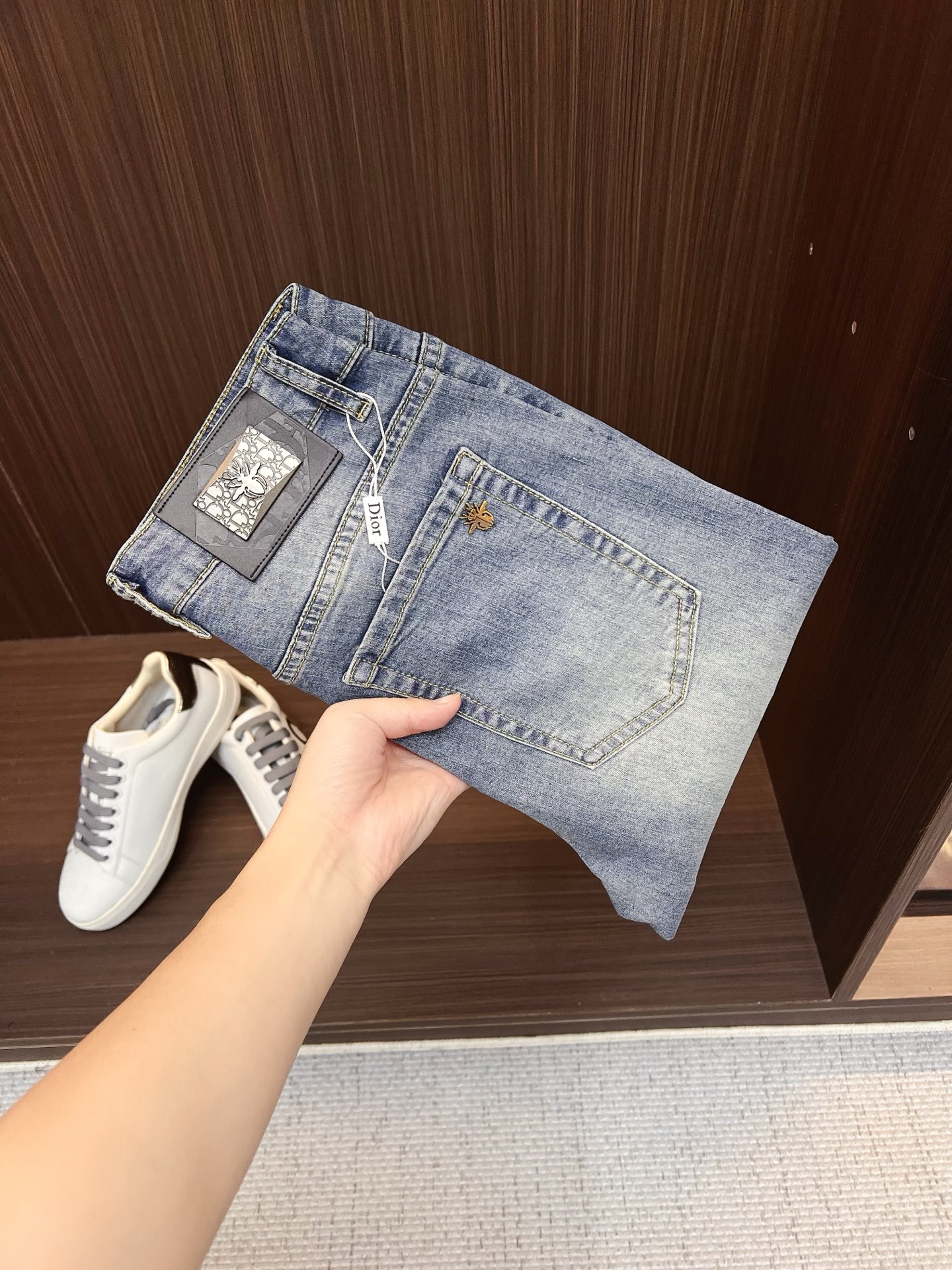 Cheap Dior Jeans for Men in 228745, $75 USD- [IB228745] - Replica Dior Jeans for Men