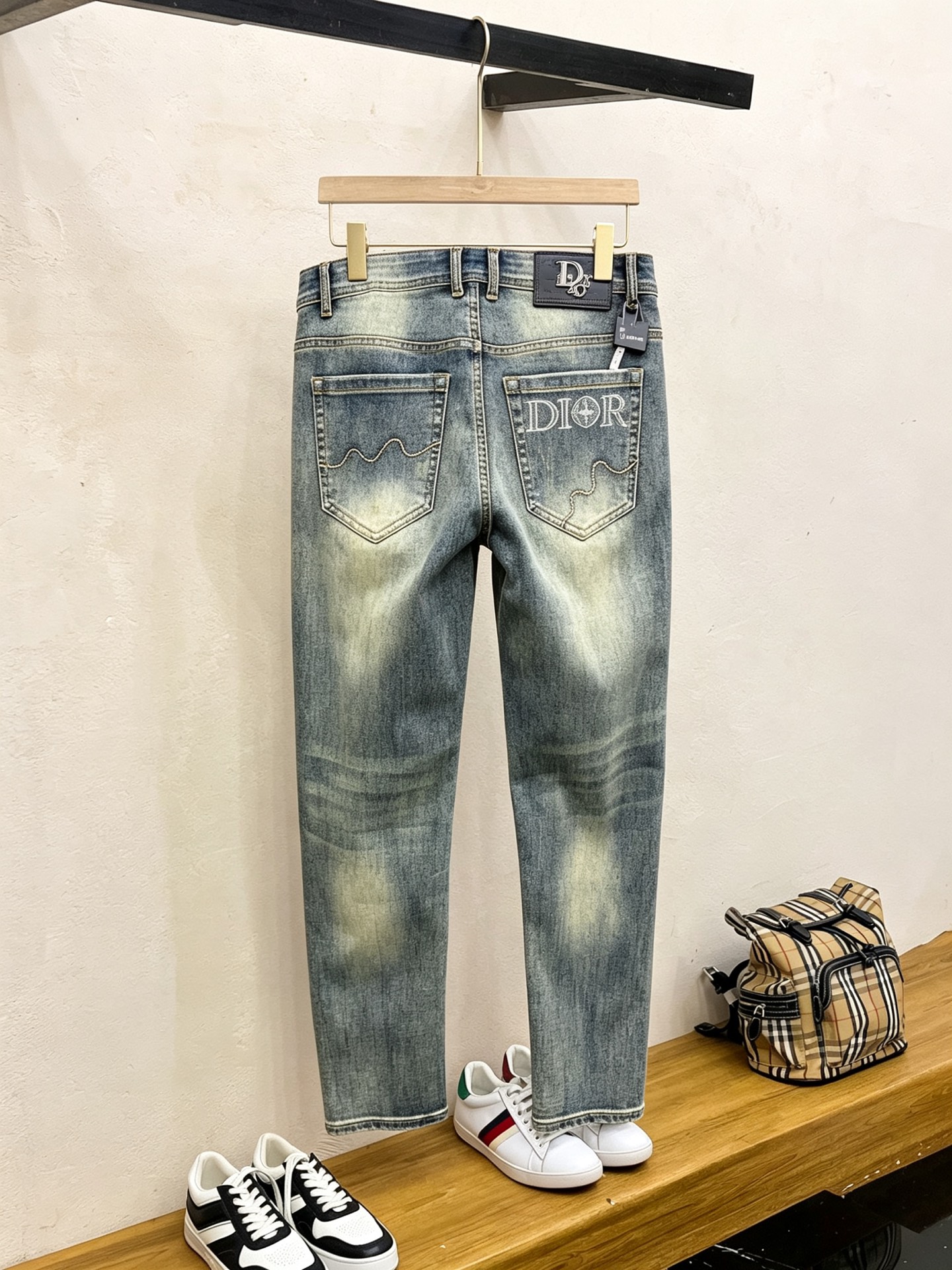 Cheap Dior Jeans for Men in 228747, $80 USD- [IB228747] - Replica Dior Jeans for Men
