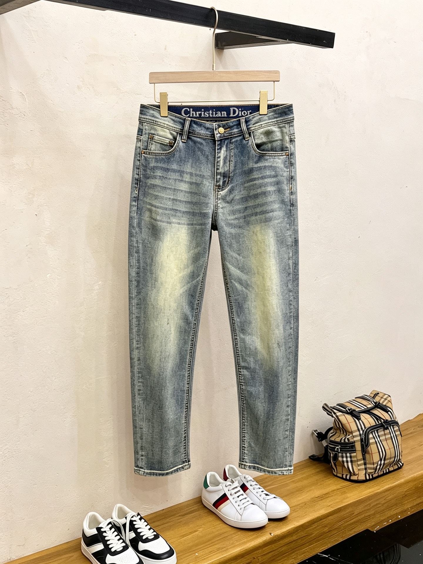 Cheap Dior Jeans for Men in 228747, $80 USD- [IB228747] - Replica Dior Jeans for Men