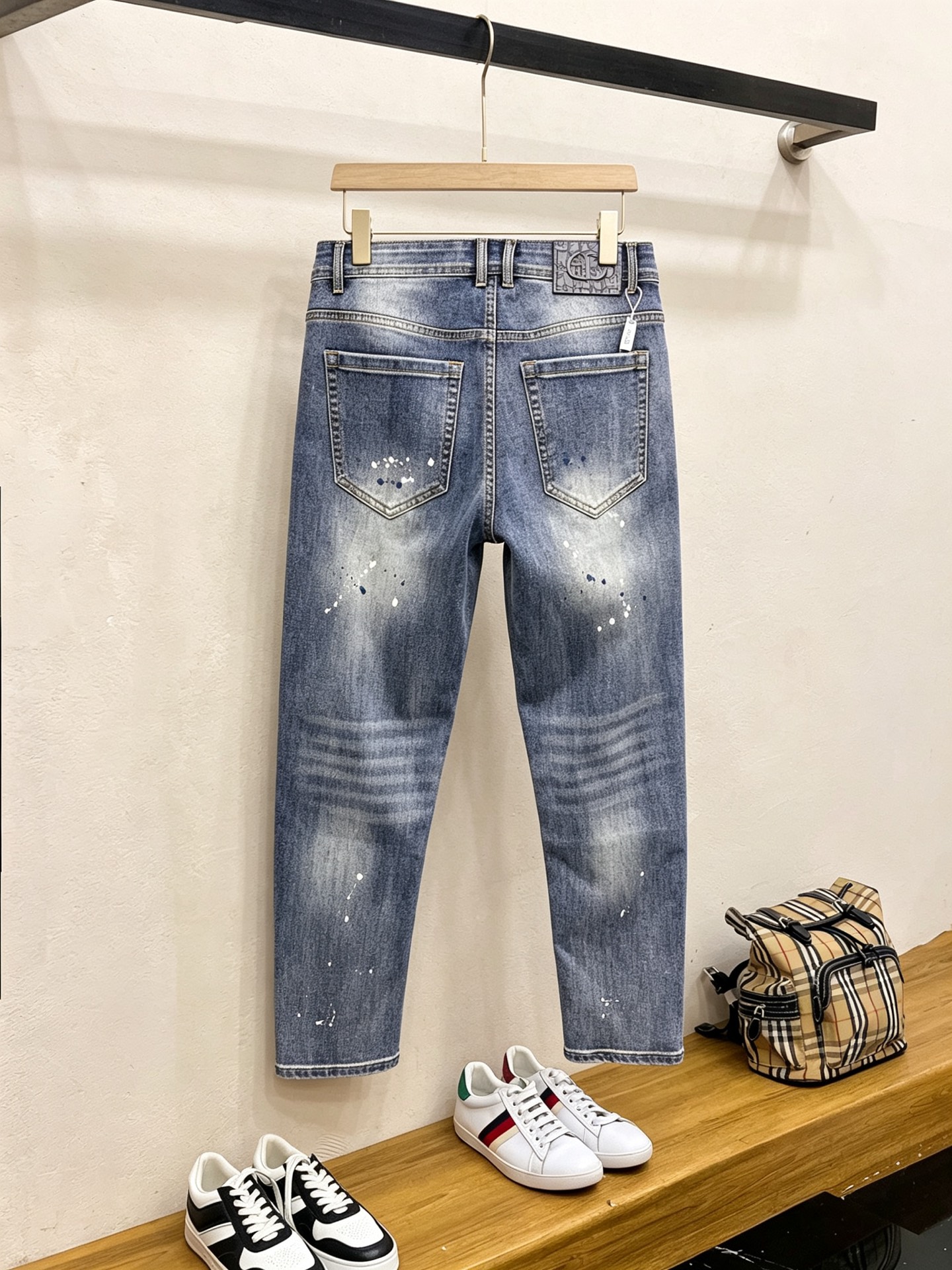 Cheap Dior Jeans for Men in 228748, $80 USD- [IB228748] - Replica Dior Jeans for Men