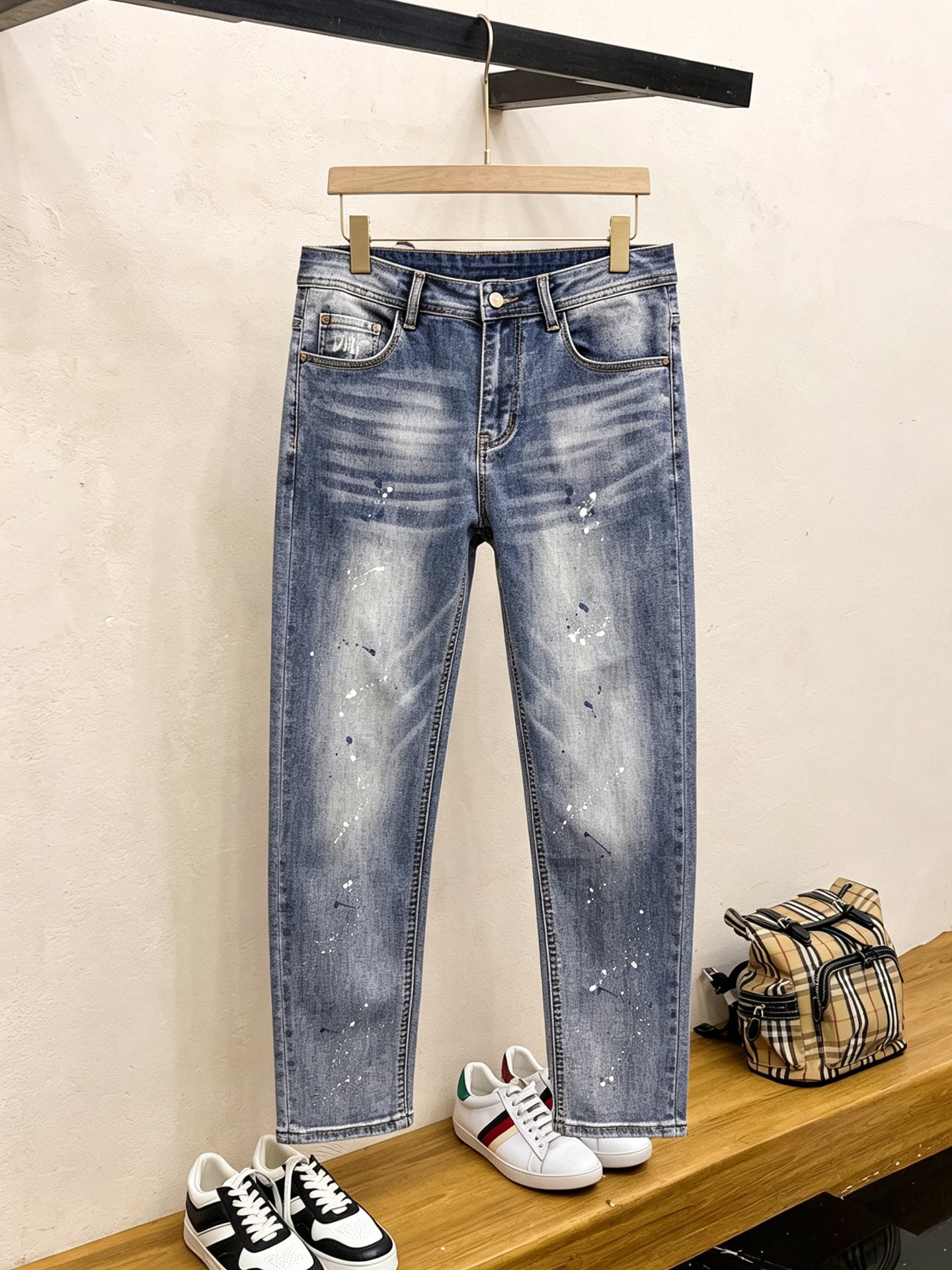 Cheap Dior Jeans for Men in 228748, $80 USD- [IB228748] - Replica Dior Jeans for Men