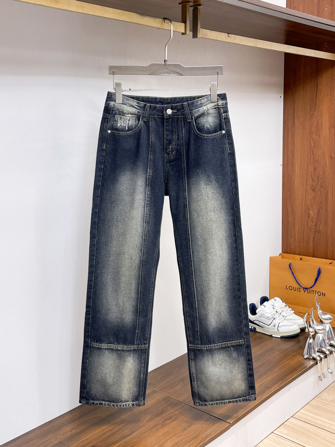 Cheap Dior Jeans for Men in 228750, $90 USD- [IB228750] - Replica Dior Jeans for Men