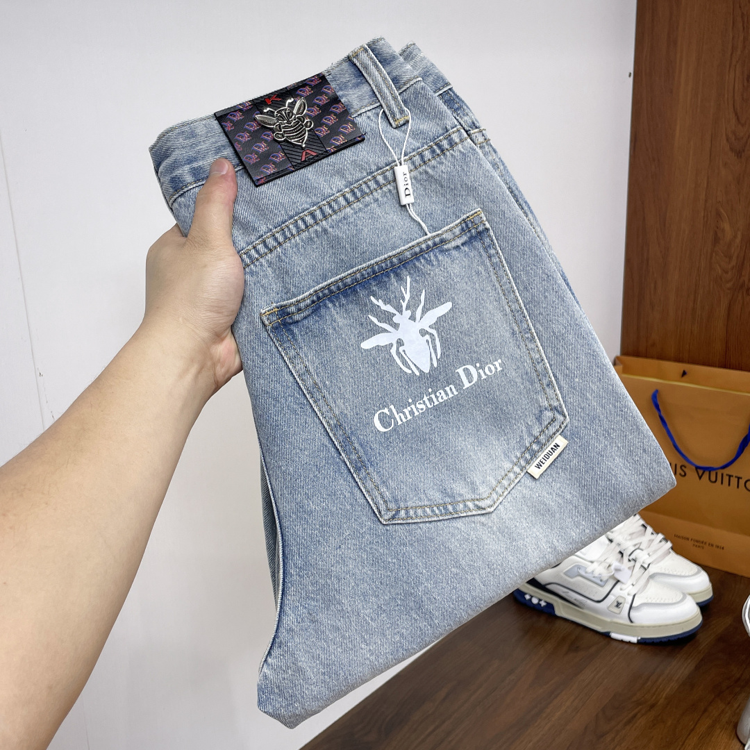 Cheap Dior Jeans for Men in 228751, $90 USD- [IB228751] - Replica Dior Jeans for Men