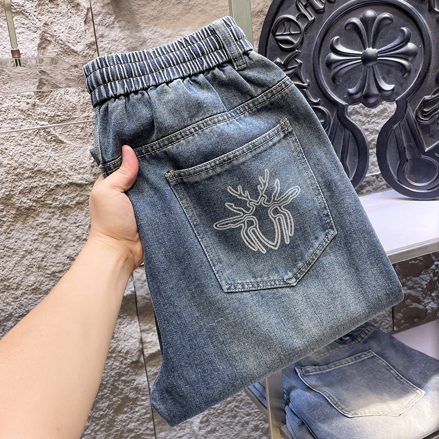 Cheap Dior Jeans for Men in 228756, $75 USD- [IB228756] - Replica Dior Jeans for Men