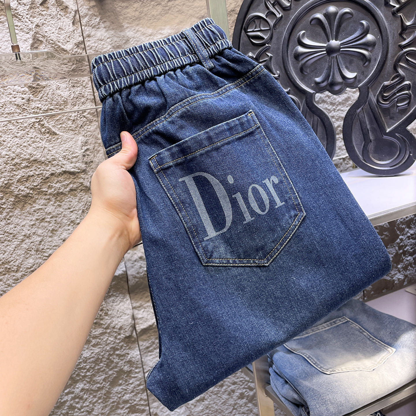 Cheap Dior Jeans for Men in 228757, $75 USD- [IB228757] - Replica Dior Jeans for Men