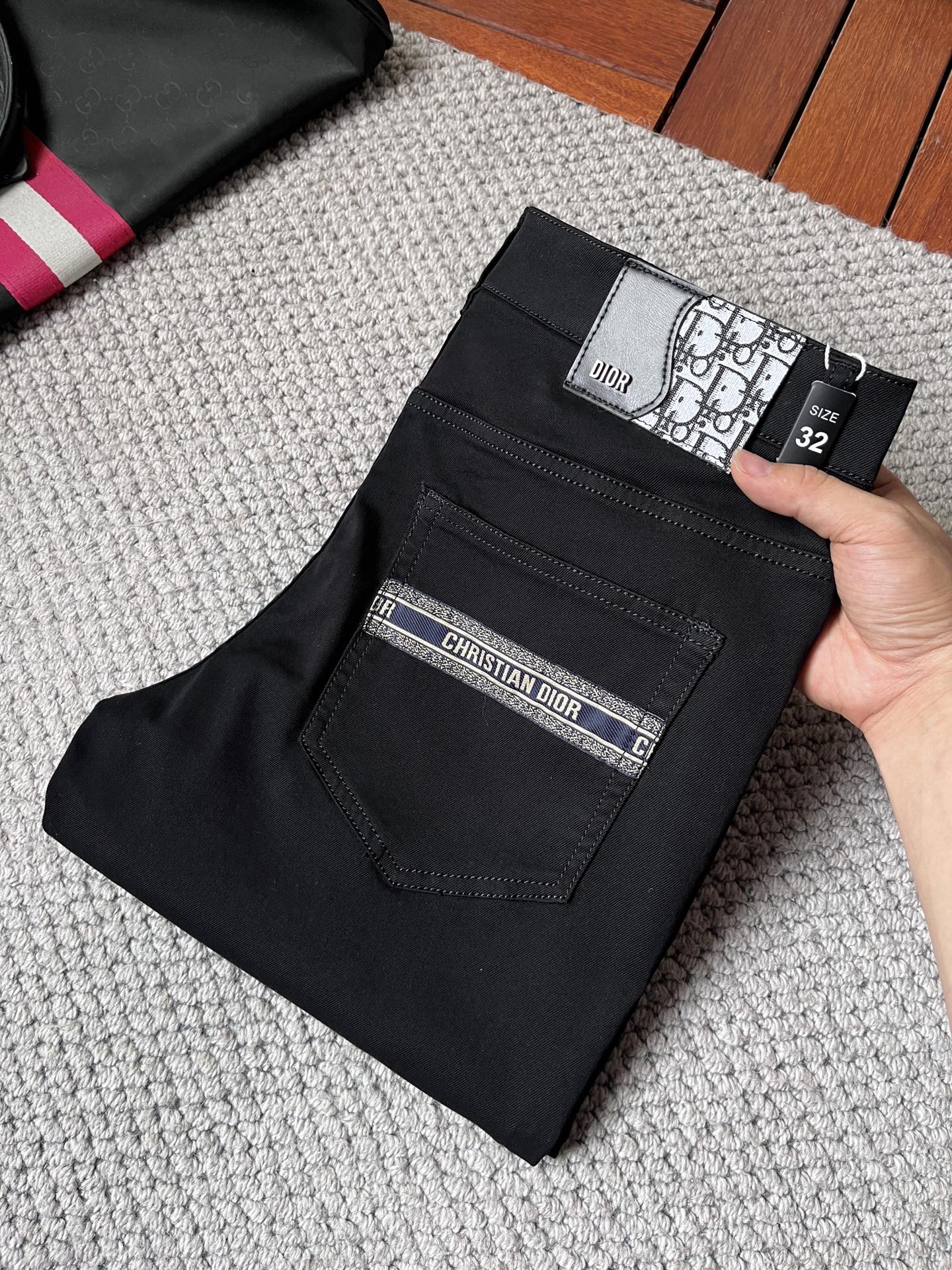 Cheap Dior Jeans for Men in 228760, $60 USD- [IB228760] - Replica Dior Jeans for Men