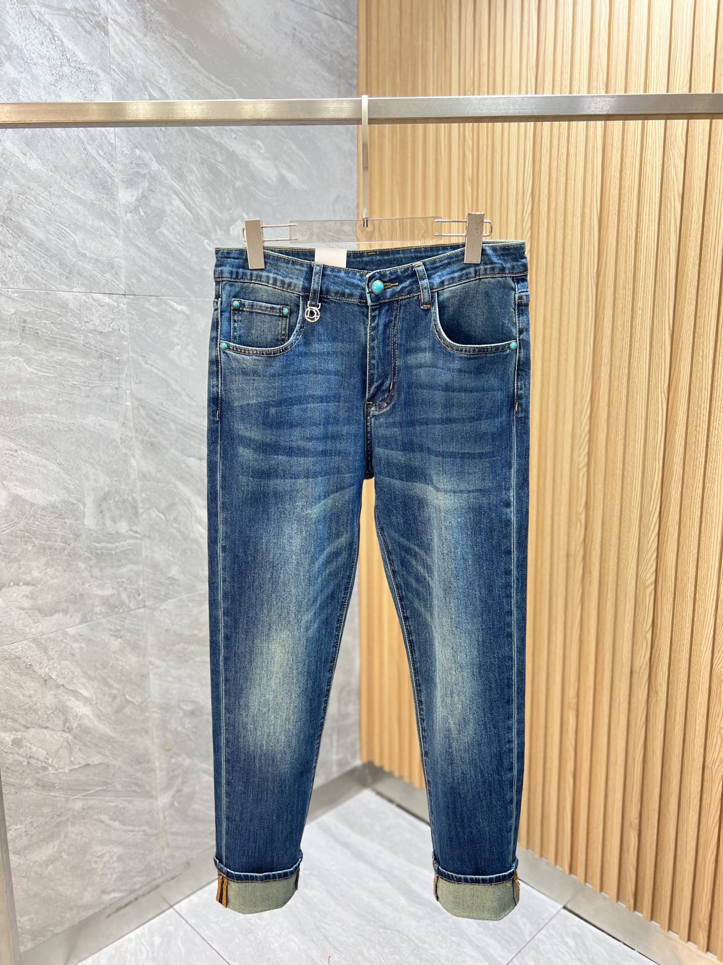 Cheap Dior Jeans for Men in 228765, $80 USD- [IB228765] - Replica Dior Jeans for Men