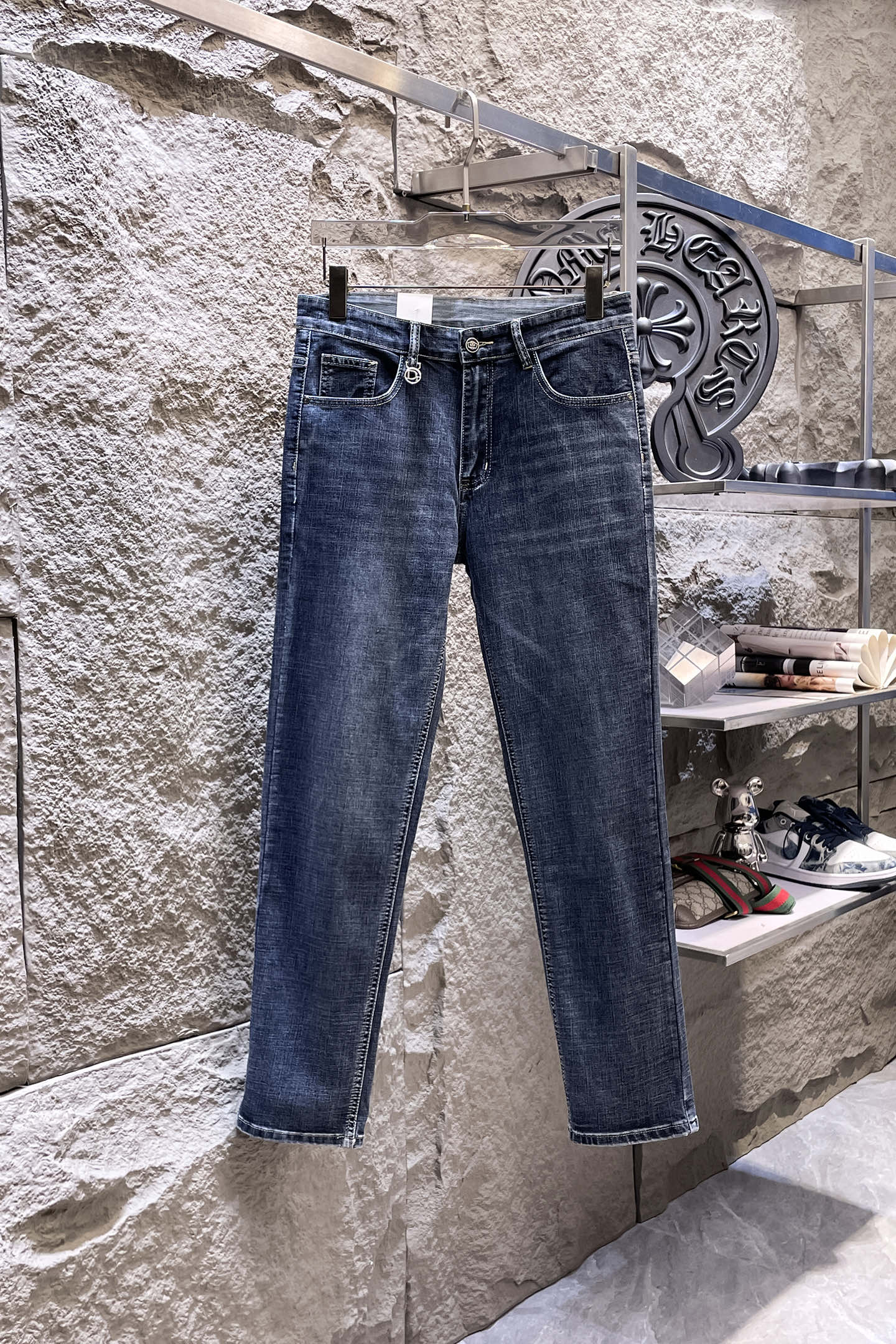 Cheap Dior Jeans for Men in 228773, $80 USD- [IB228773] - Replica Dior Jeans for Men