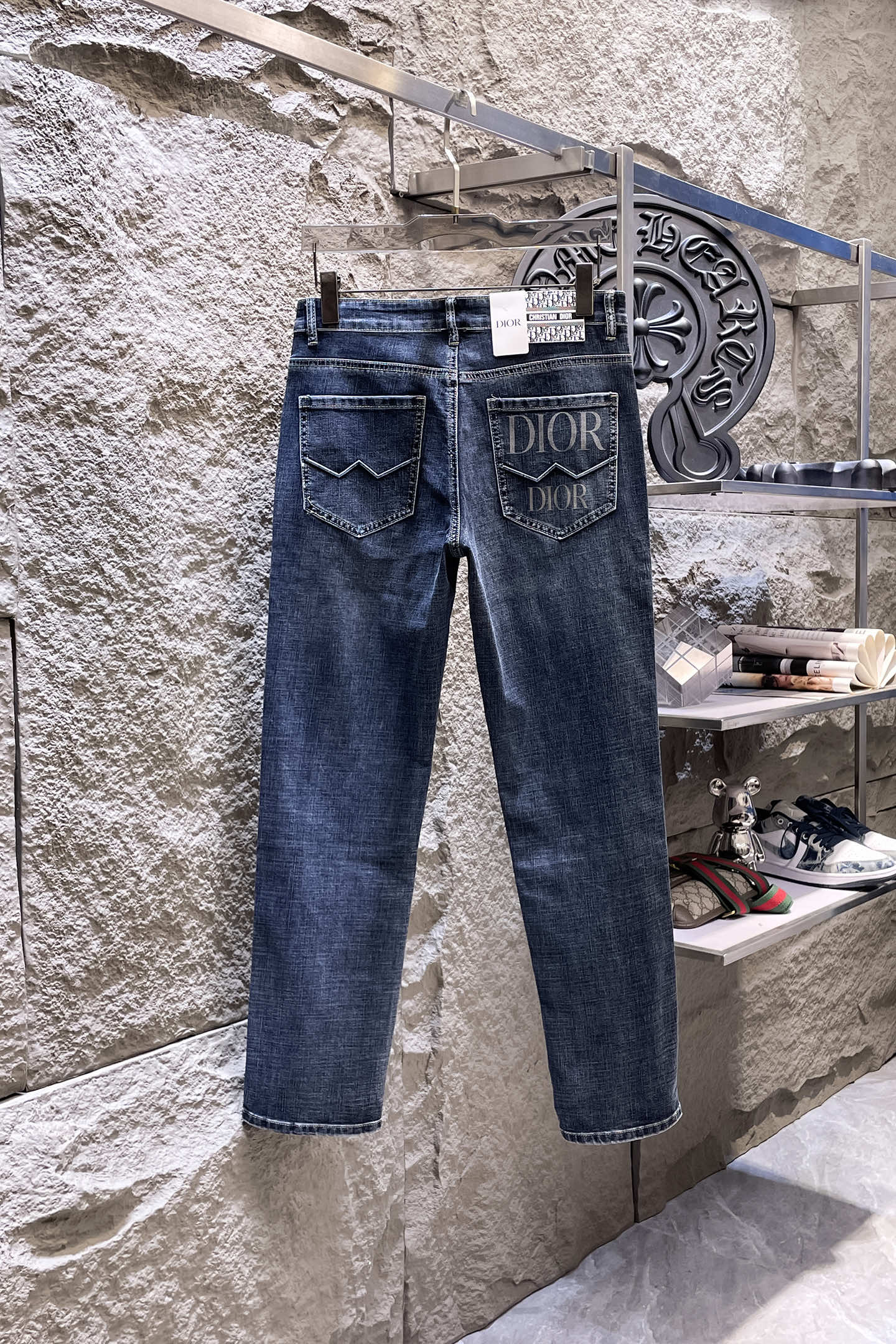 Cheap Dior Jeans for Men in 228773, $80 USD- [IB228773] - Replica Dior Jeans for Men
