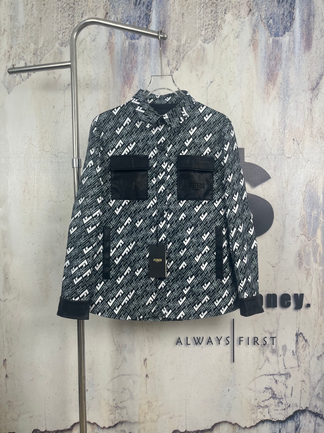 Cheap Fendi Jackets For Men in 229079, $115 USD- [IB229079] - Replica Fendi Jackets For Men