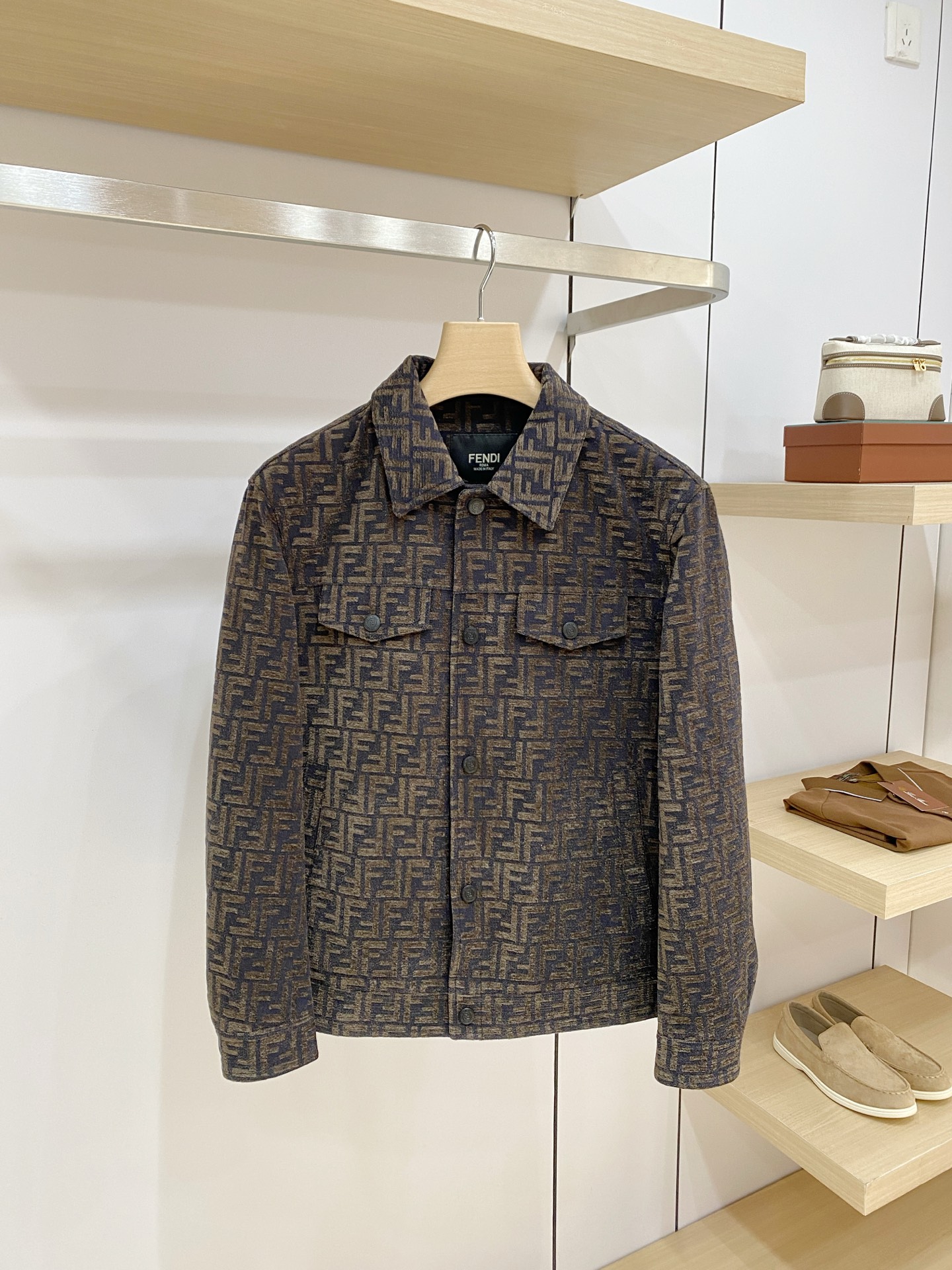 Cheap Fendi Jackets For Men in 229081, $130 USD- [IB229081] - Replica Fendi Jackets For Men