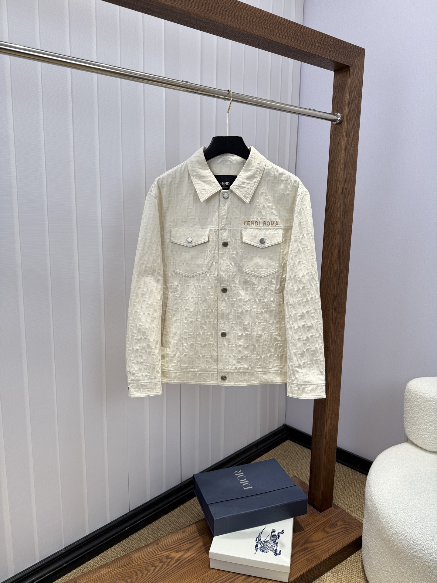 Cheap Fendi Jackets For Men in 229098, $140 USD- [IB229098] - Replica Fendi Jackets For Men
