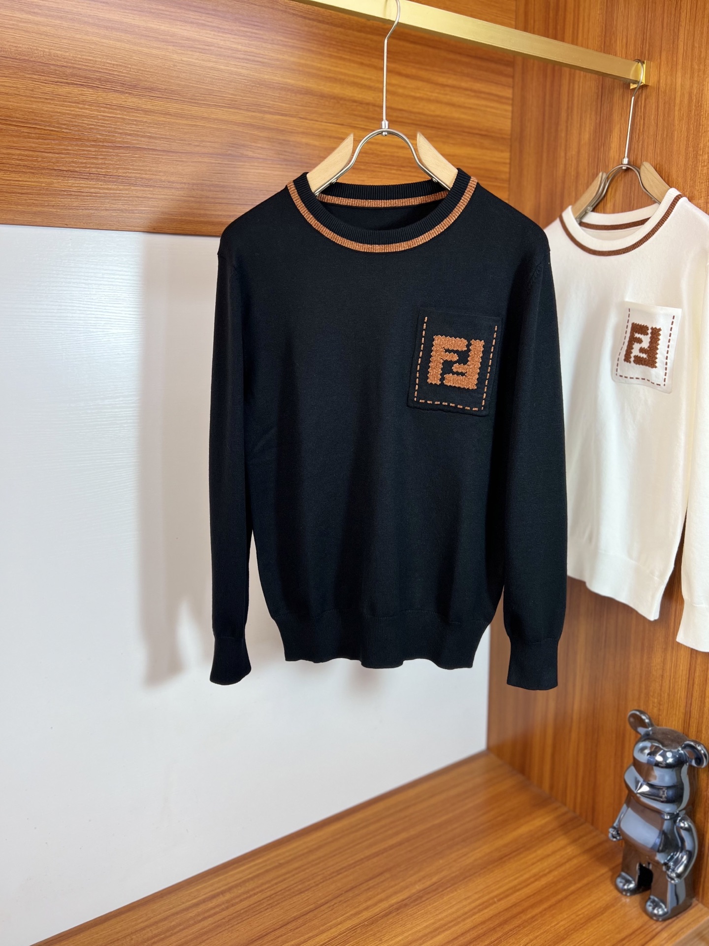 Cheap Fendi Sweaters for Men in 229101, $70 USD- [IB229101] - Replica Fendi Sweaters for Men