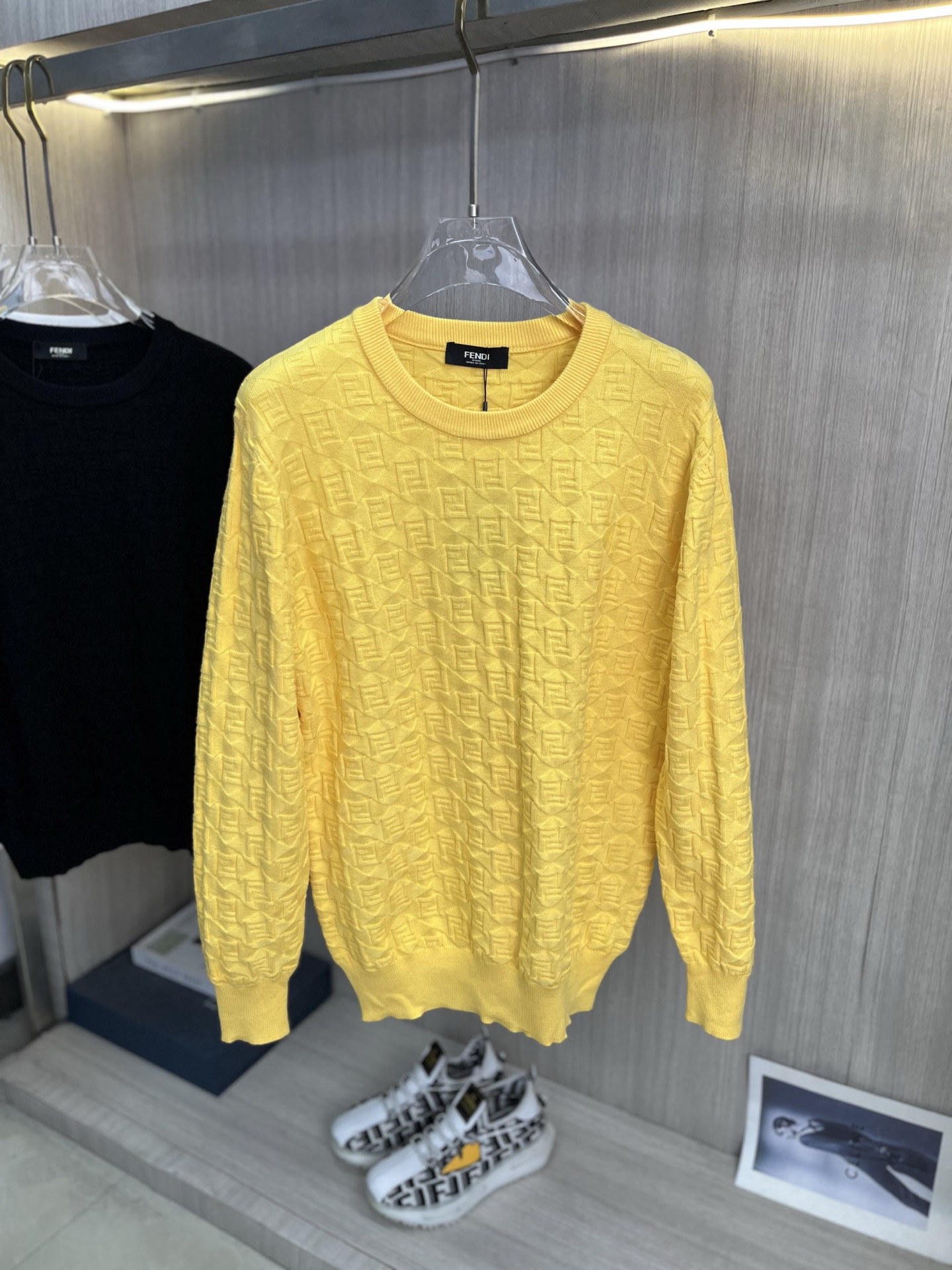 Cheap Fendi Sweaters for Men in 229105, $70 USD- [IB229105] - Replica Fendi Sweaters for Men