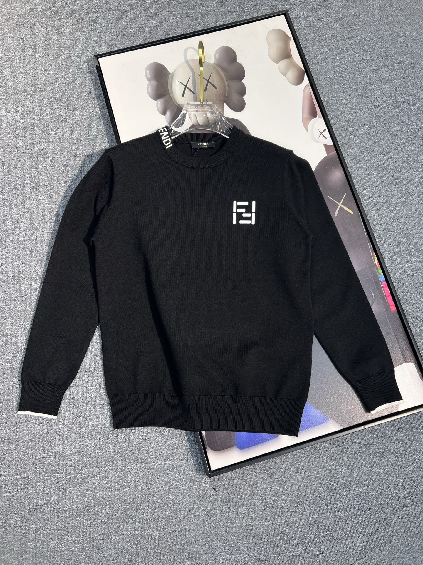 Cheap Fendi Sweaters for Men in 229108, $70 USD- [IB229108] - Replica Fendi Sweaters for Men