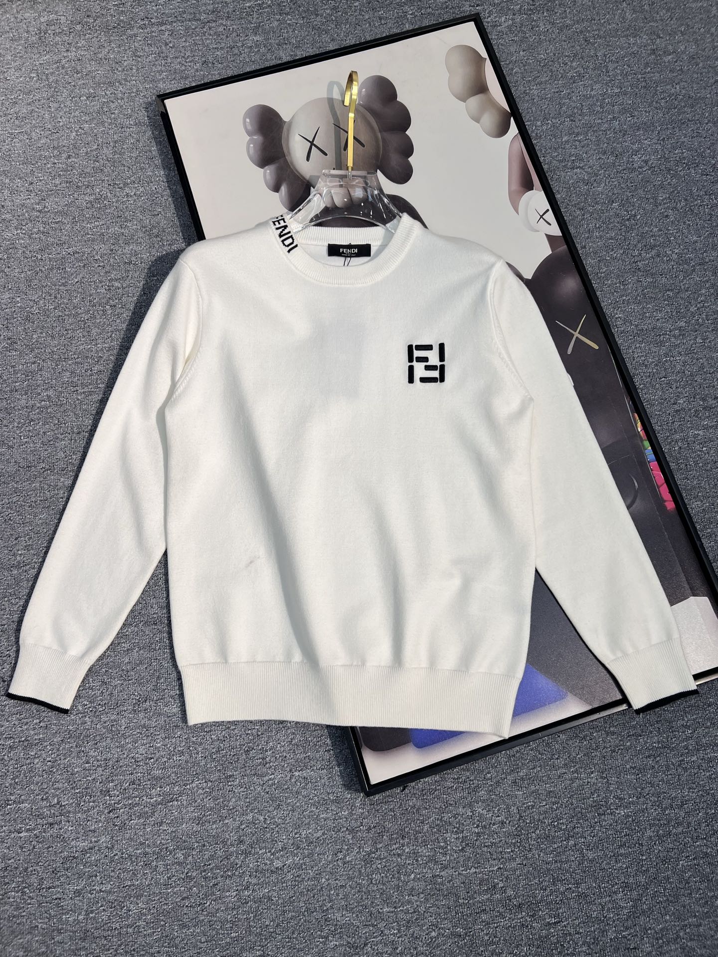 Cheap Fendi Sweaters for Men in 229109, $70 USD- [IB229109] - Replica Fendi Sweaters for Men