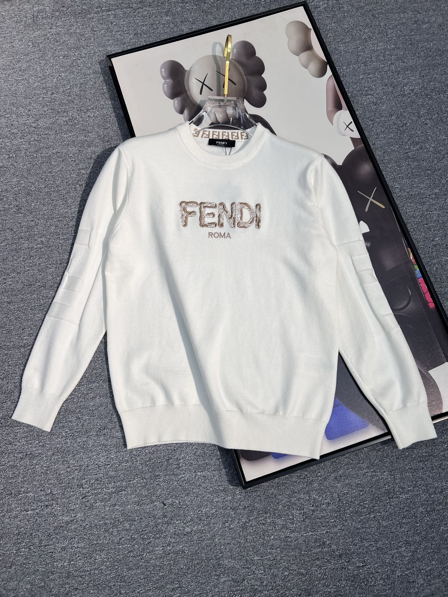 Cheap Fendi Sweaters for Men in 229111, $70 USD- [IB229111] - Replica Fendi Sweaters for Men