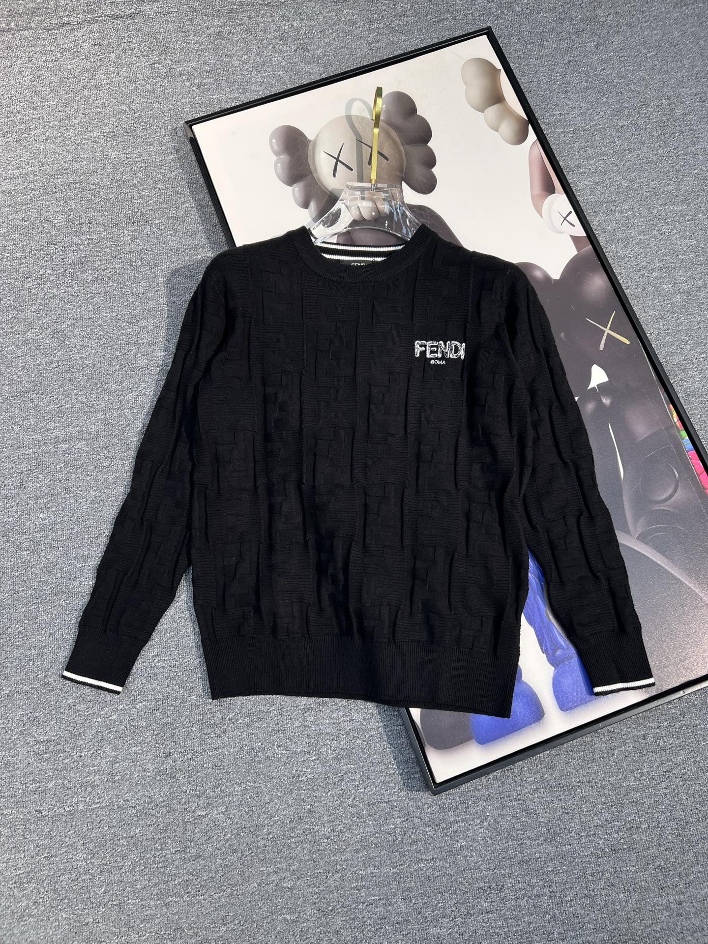 Cheap Fendi Sweaters for Men in 229112, $70 USD- [IB229112] - Replica Fendi Sweaters for Men