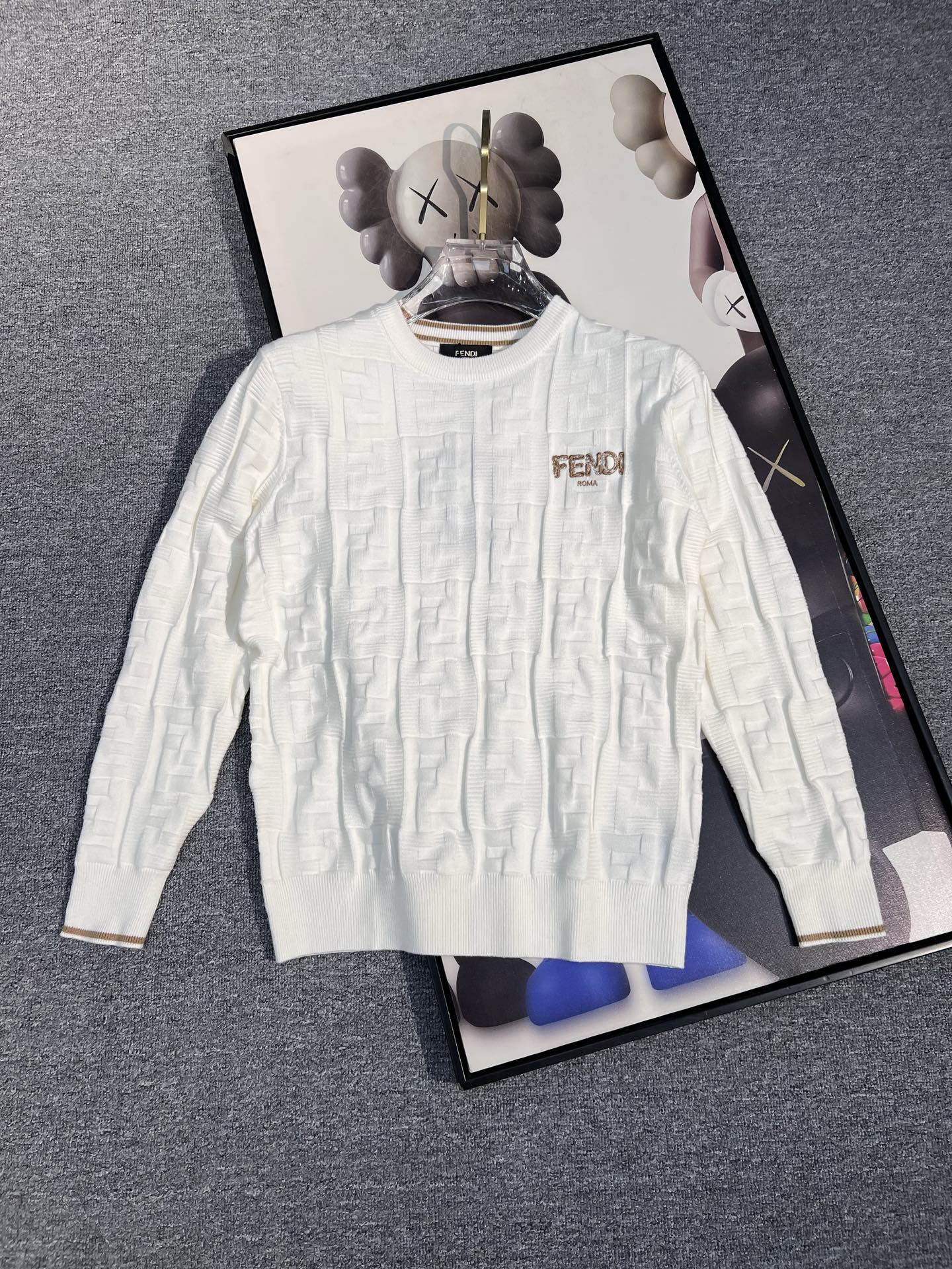Cheap Fendi Sweaters for Men in 229113, $70 USD- [IB229113] - Replica Fendi Sweaters for Men