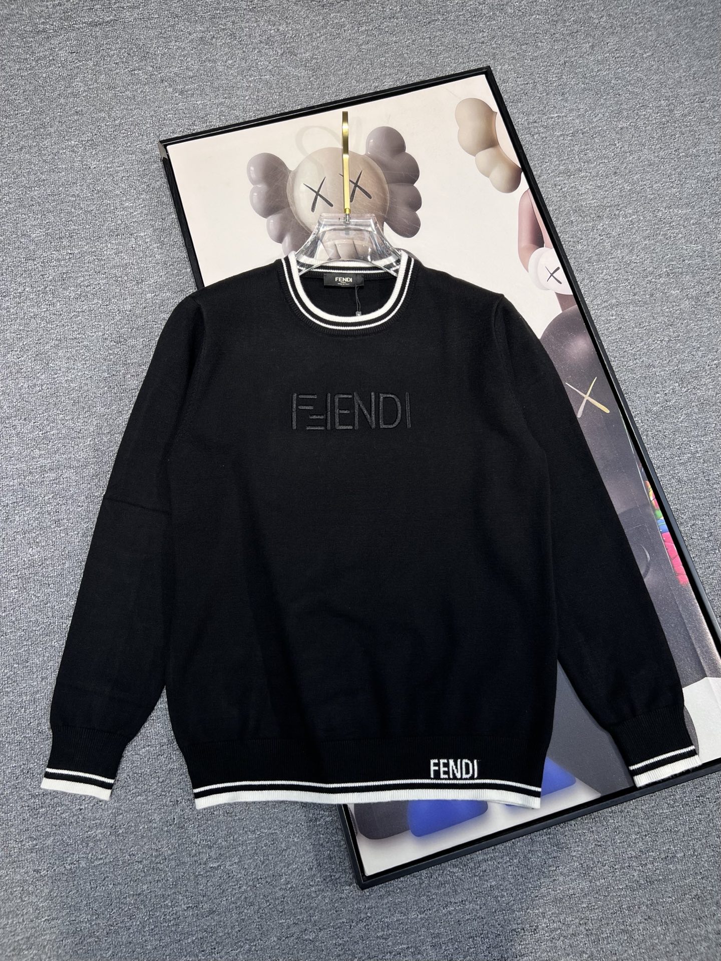 Cheap Fendi Sweaters for Men in 229114, $70 USD- [IB229114] - Replica Fendi Sweaters for Men