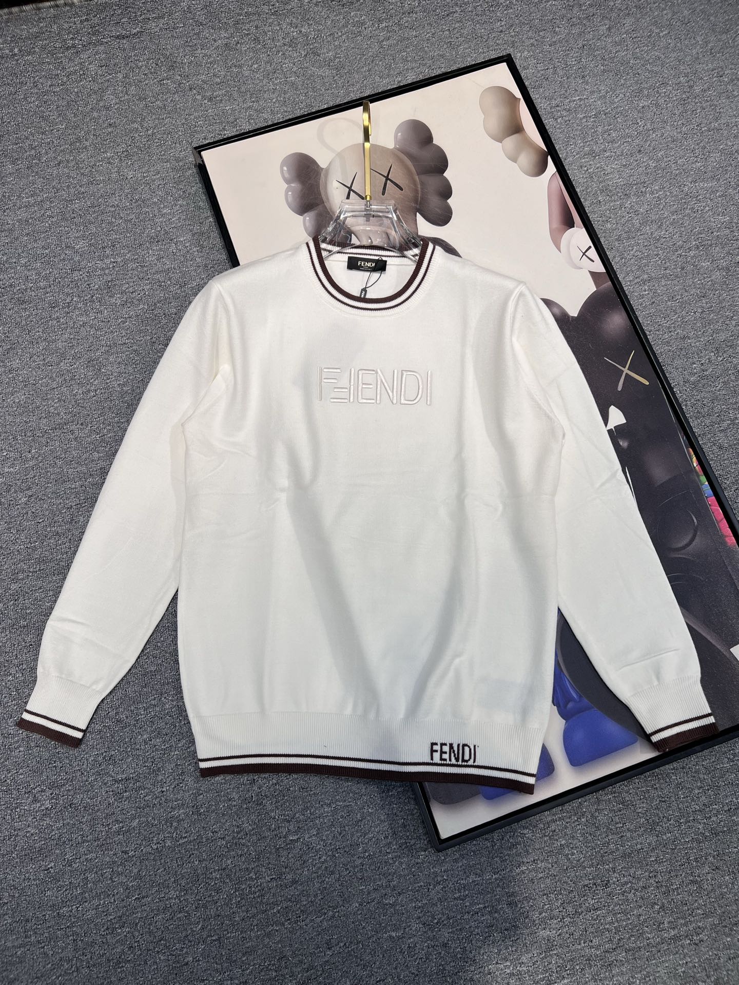 Cheap Fendi Sweaters for Men in 229115, $70 USD- [IB229115] - Replica Fendi Sweaters for Men