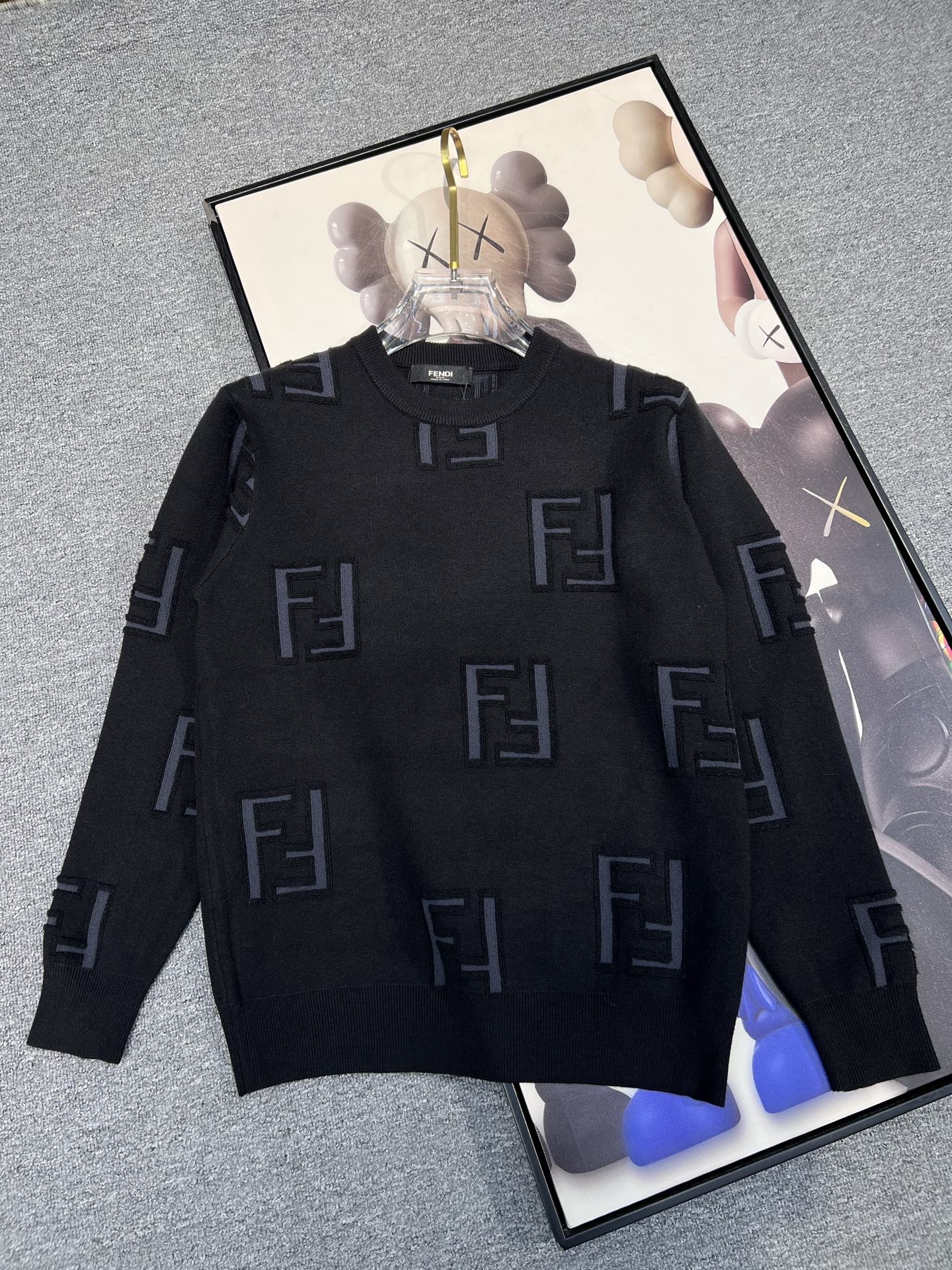 Cheap Fendi Sweaters for Men in 229117, $70 USD- [IB229117] - Replica Fendi Sweaters for Men