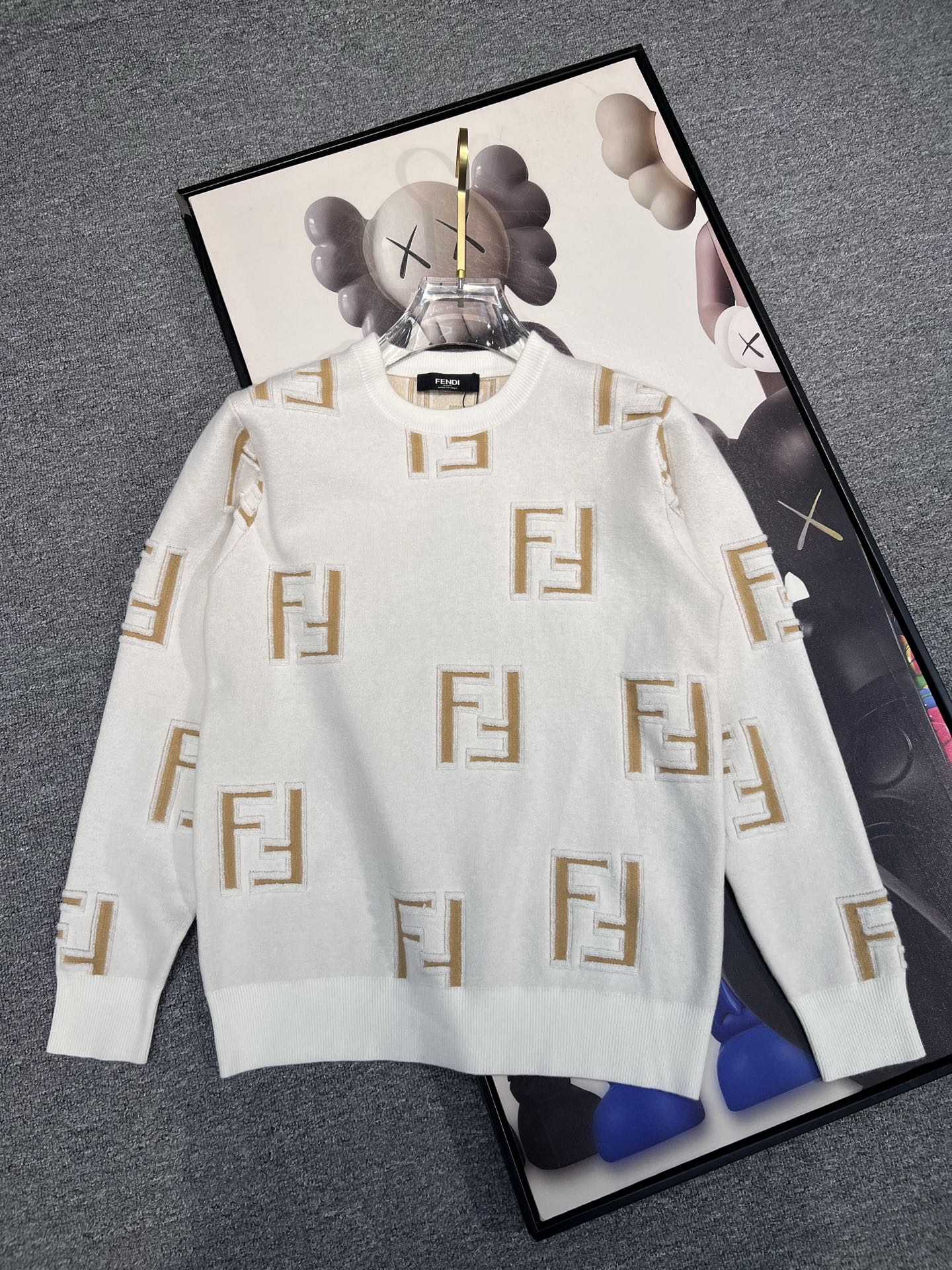 Cheap Fendi Sweaters for Men in 229118, $70 USD- [IB229118] - Replica Fendi Sweaters for Men