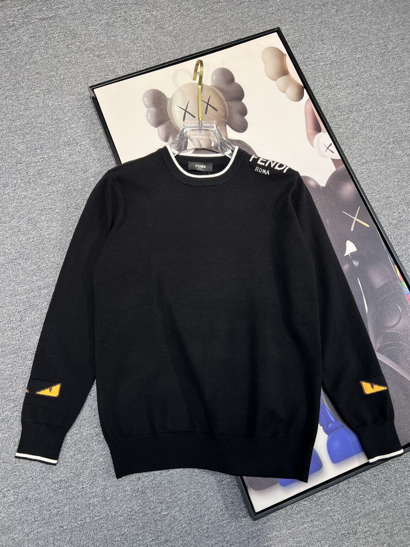 Cheap Fendi Sweaters for Men in 229120, $70 USD- [IB229120] - Replica Fendi Sweaters for Men