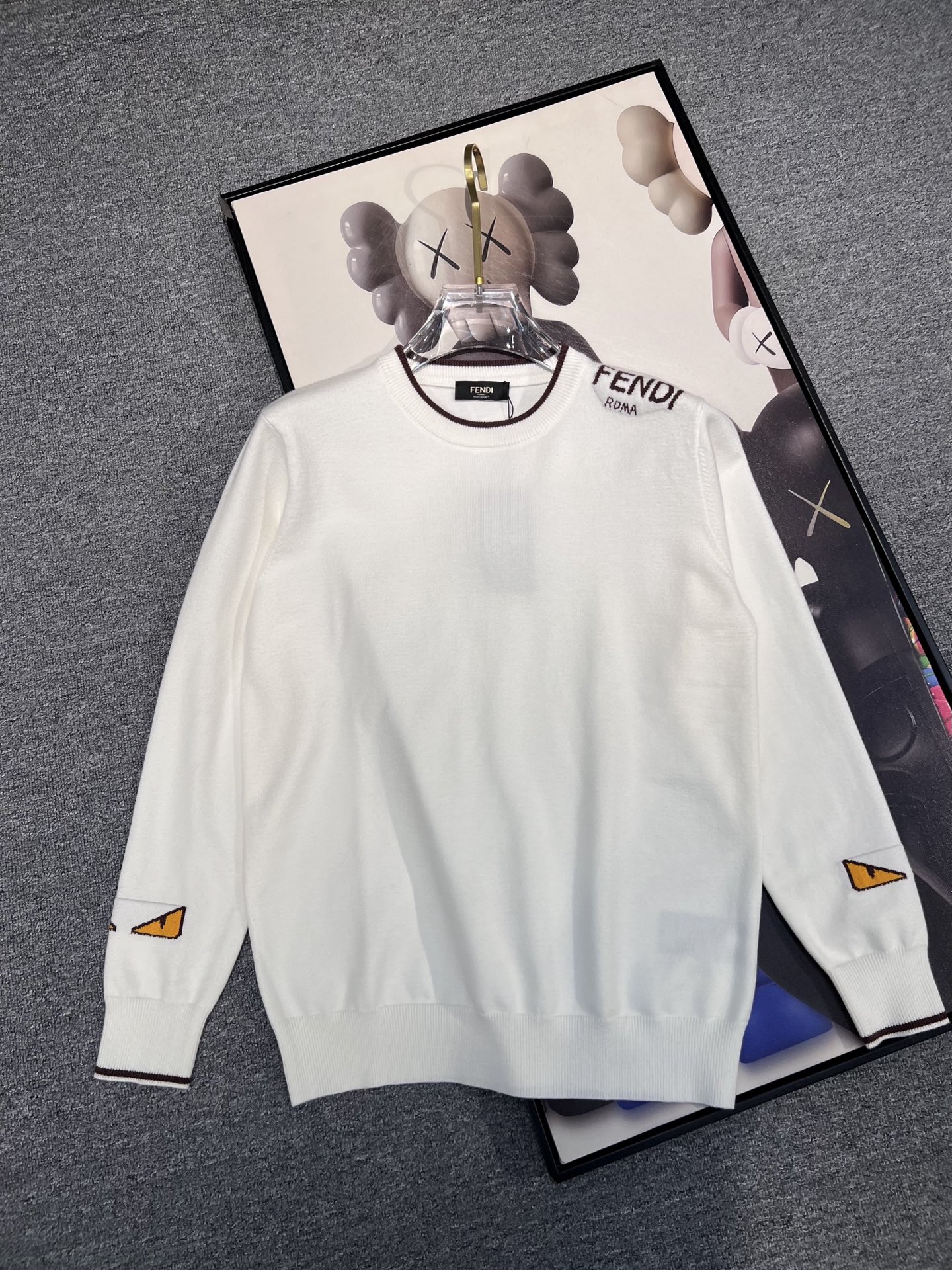 Cheap Fendi Sweaters for Men in 229121, $70 USD- [IB229121] - Replica Fendi Sweaters for Men