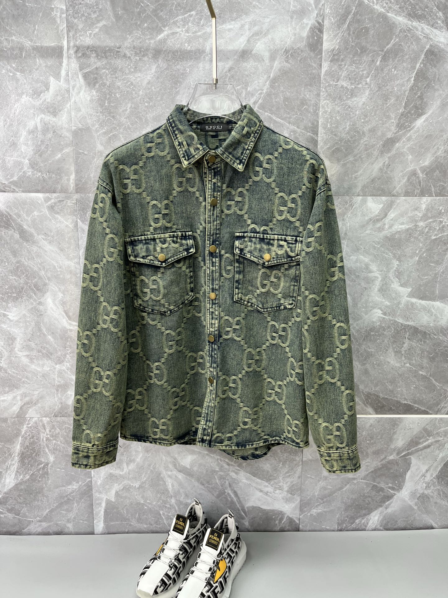 Cheap Gucci Jeans Jackets For Men in 229170, $75 USD- [IB229170] - Replica Gucci Jeans Jackets For Men