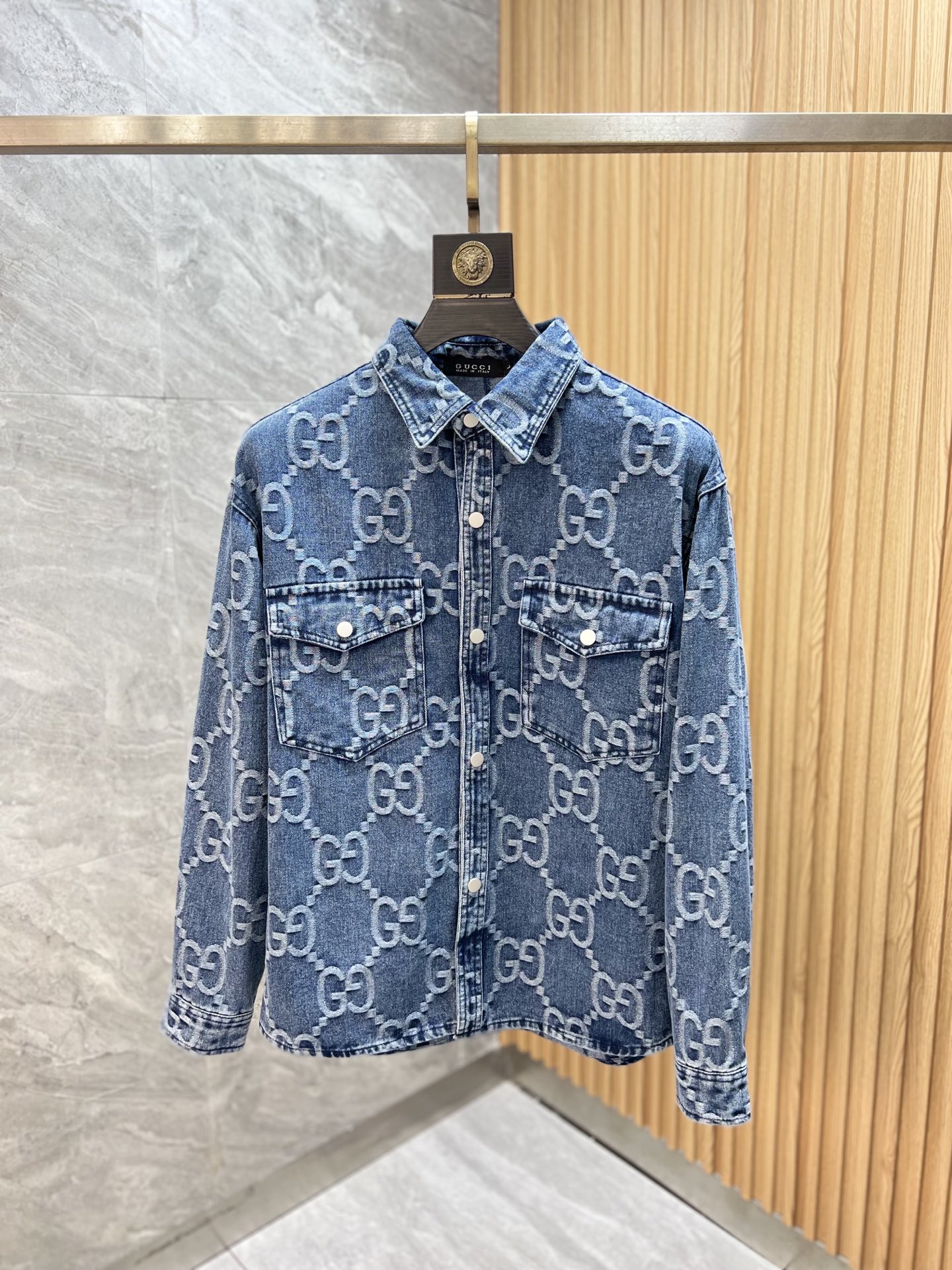 Cheap Gucci Jeans Jackets For Men in 229172, $75 USD- [IB229172] - Replica Gucci Jeans Jackets For Men