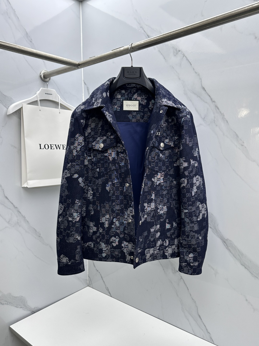 Cheap Gucci Jeans Jackets For Men in 229194, $165 USD- [IB229194] - Replica Gucci Jeans Jackets For Men