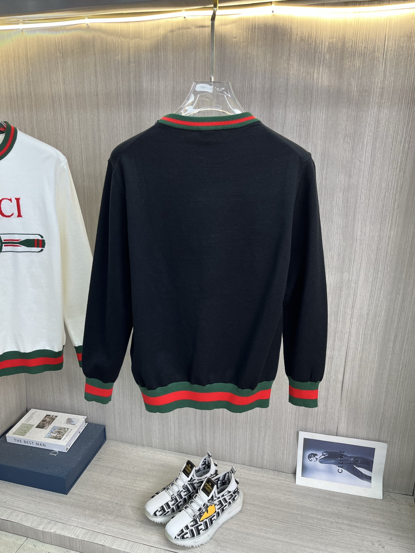 Cheap Gucci Sweaters for Men in 229217, $70 USD- [IB229217] - Replica Gucci Sweaters for Men