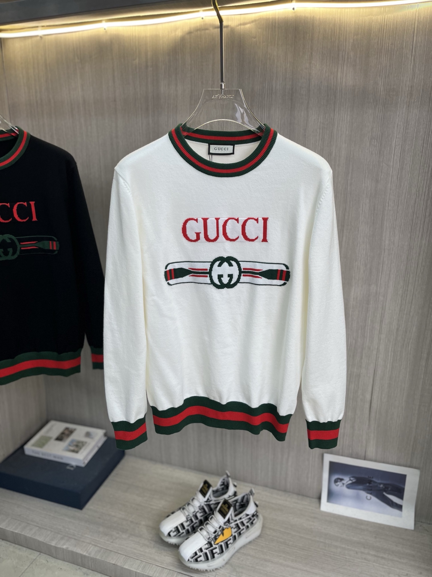 Cheap Gucci Sweaters for Men in 229218, $70 USD- [IB229218] - Replica Gucci Sweaters for Men