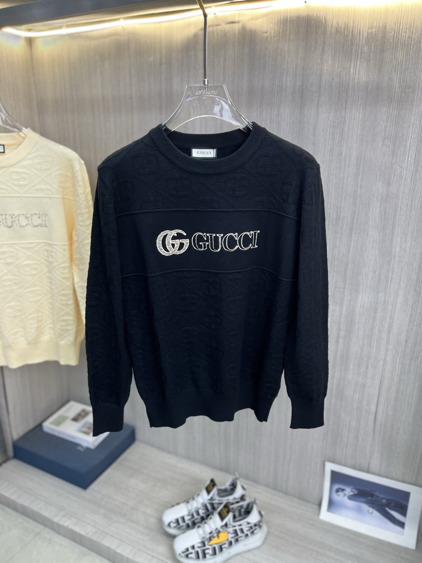 Cheap Gucci Sweaters for Men in 229222, $70 USD- [IB229222] - Replica Gucci Sweaters for Men