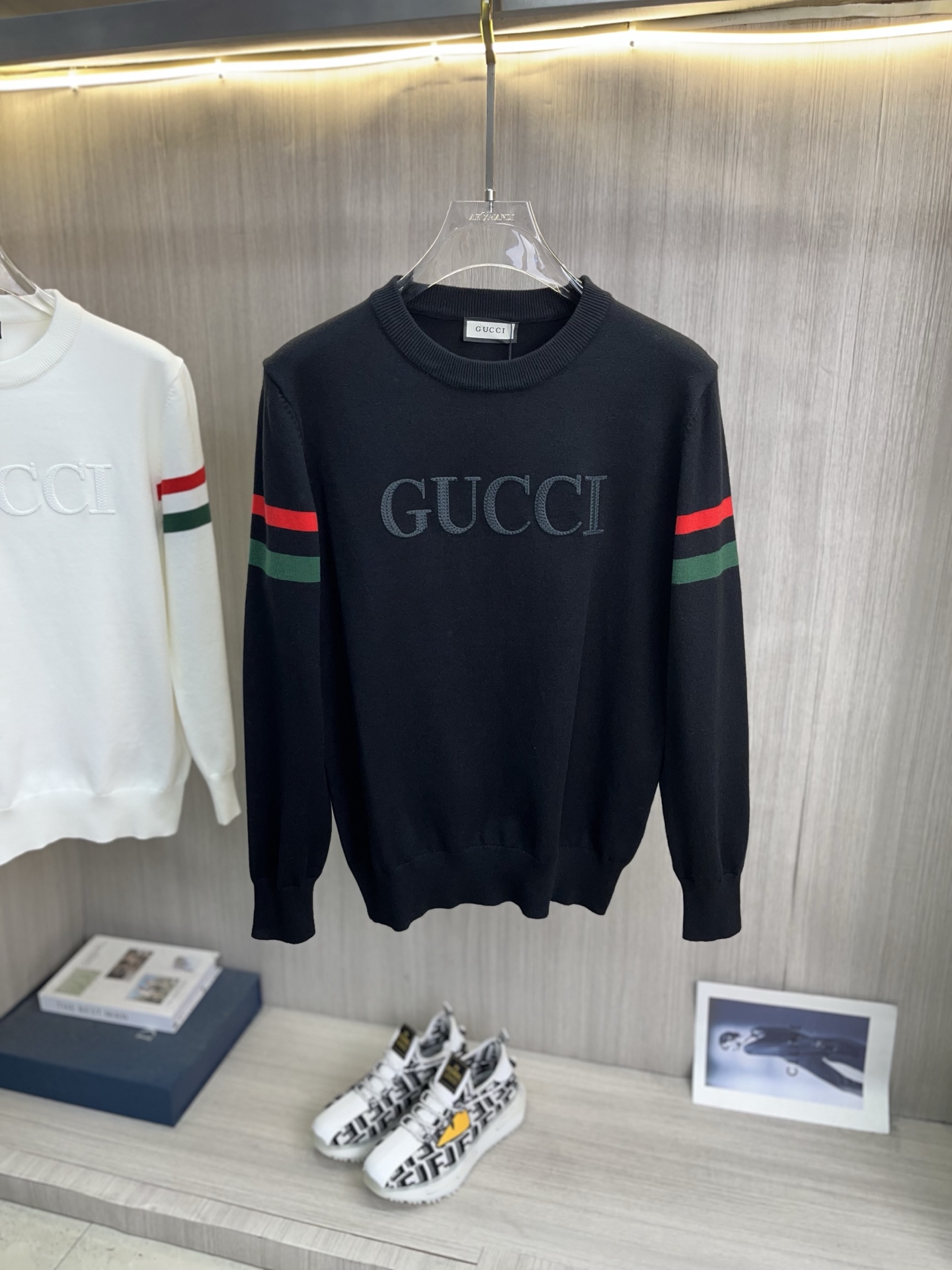 Cheap Gucci Sweaters for Men in 229223, $70 USD- [IB229223] - Replica Gucci Sweaters for Men