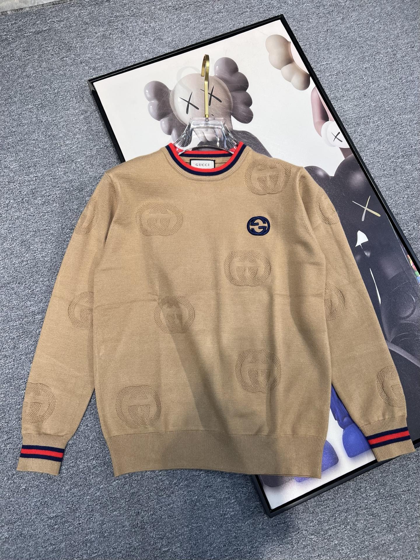 Cheap Gucci Sweaters for Men in 229246, $70 USD- [IB229246] - Replica Gucci Sweaters for Men