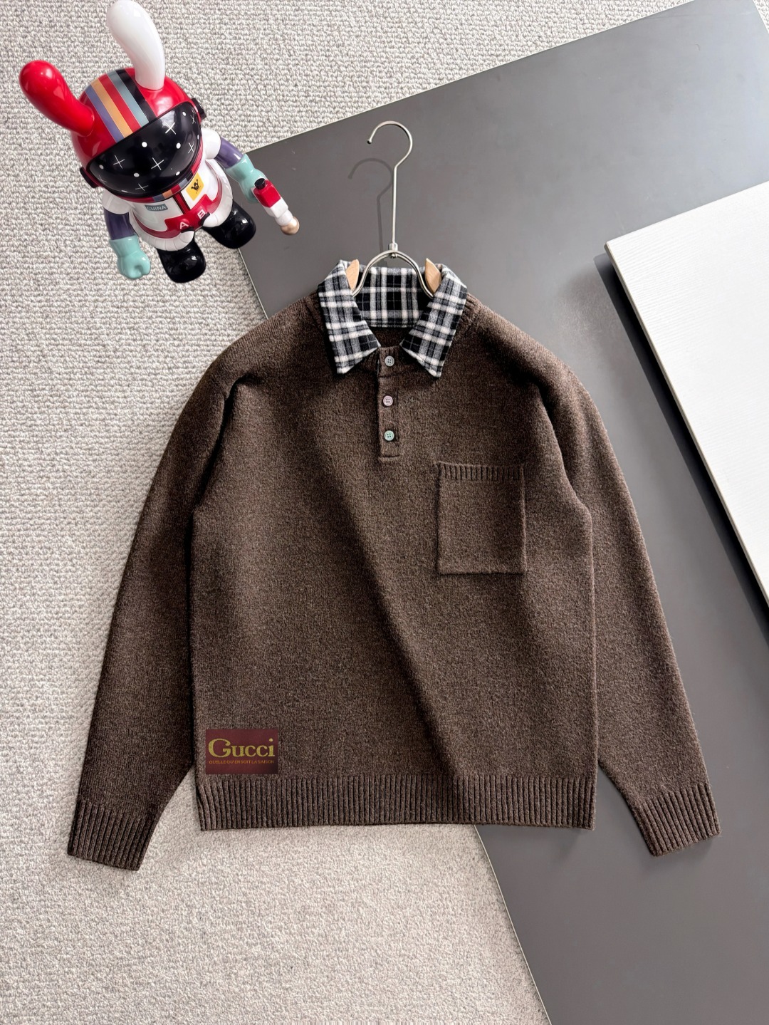 Cheap Gucci Sweaters for Men in 229256, $95 USD- [IB229256] - Replica Gucci Sweaters for Men