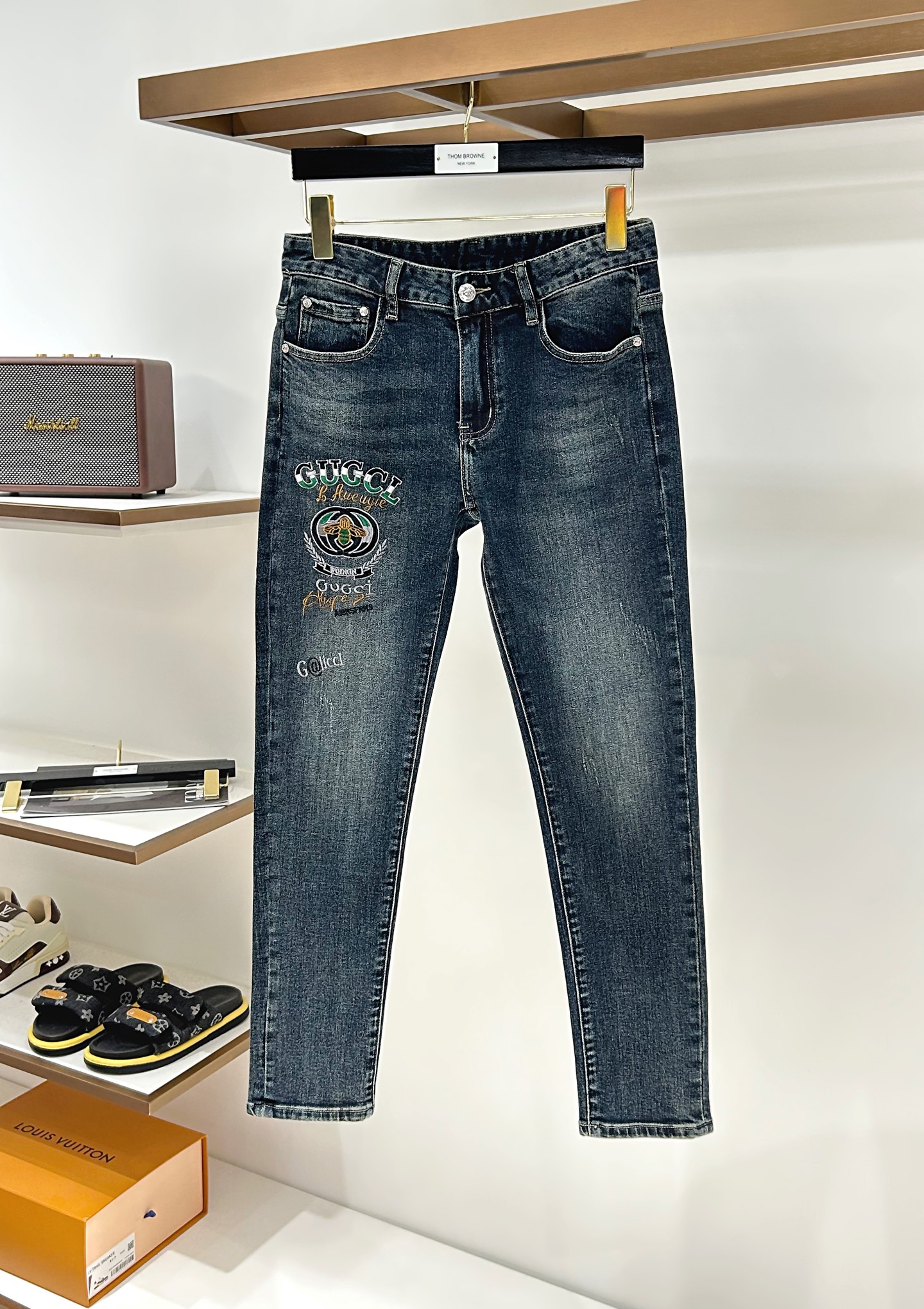 Cheap Gucci Jeans for Men in 229294, $60 USD- [IB229294] - Replica Gucci Jeans for Men