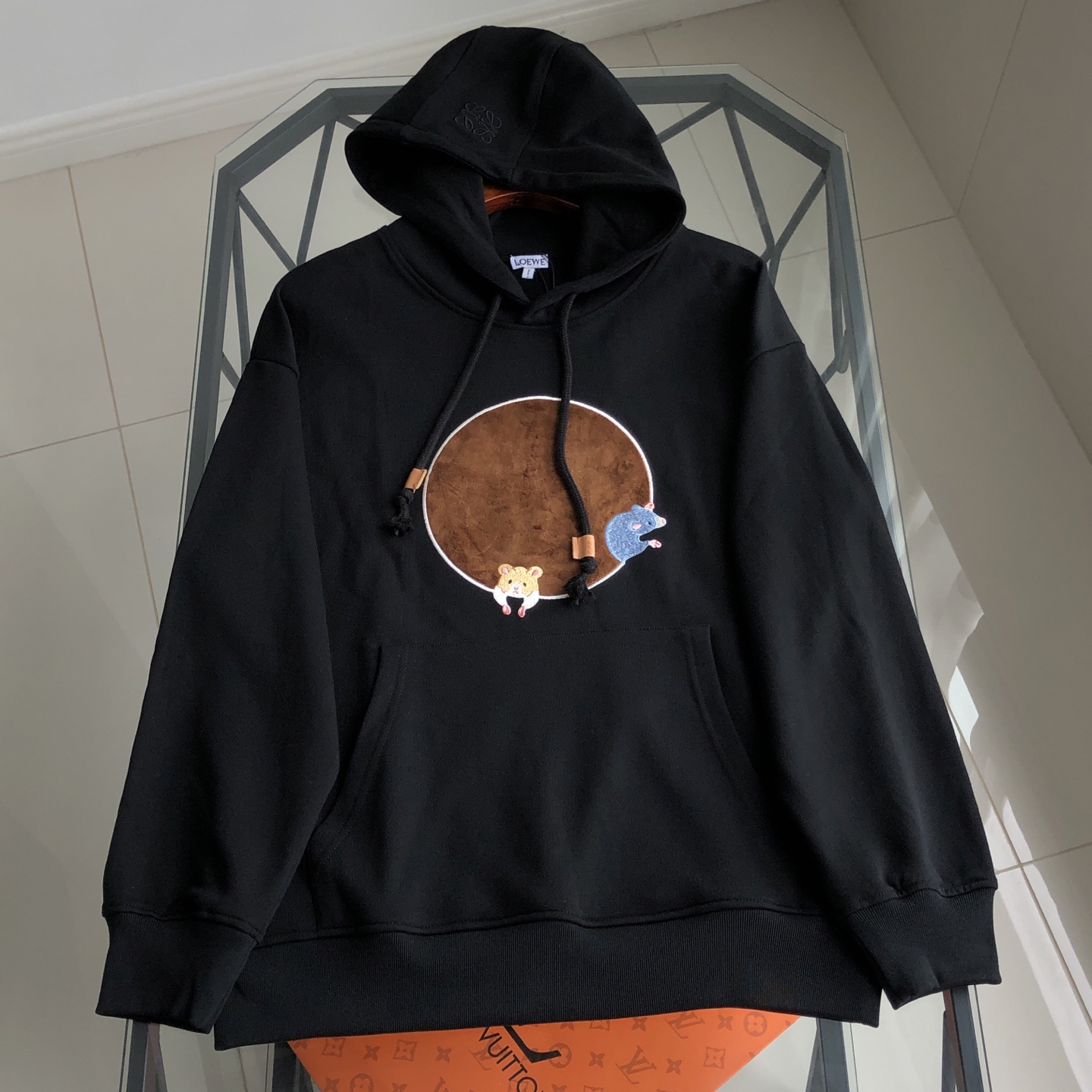 Cheap Loewe Hoodies in 229396, $80 USD- [IB229396] - Replica Loewe Hoodies