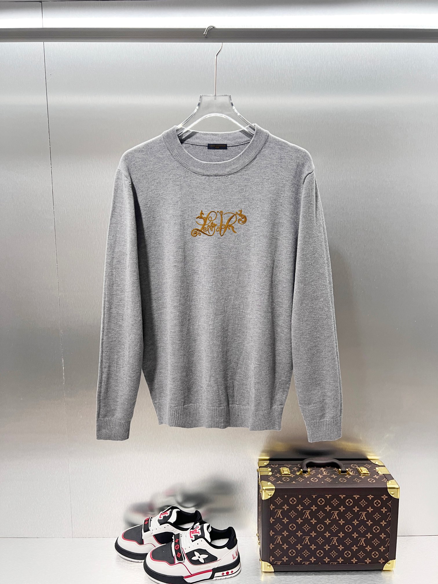 Cheap Louis Vuitton  Sweaters for Men in 229486, $50 USD- [IB229486] - Replica Louis Vuitton  Sweaters for Men