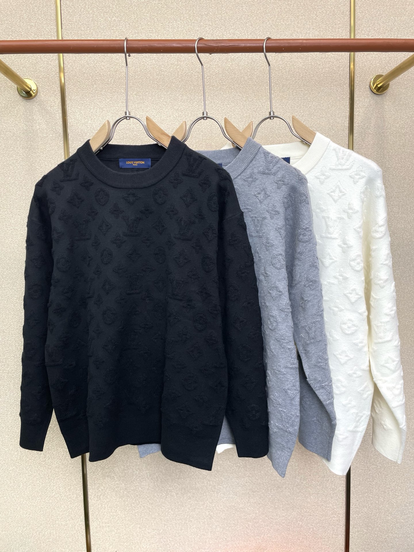 Cheap Louis Vuitton  Sweaters for Men in 229495, $85 USD- [IB229495] - Replica Louis Vuitton  Sweaters for Men