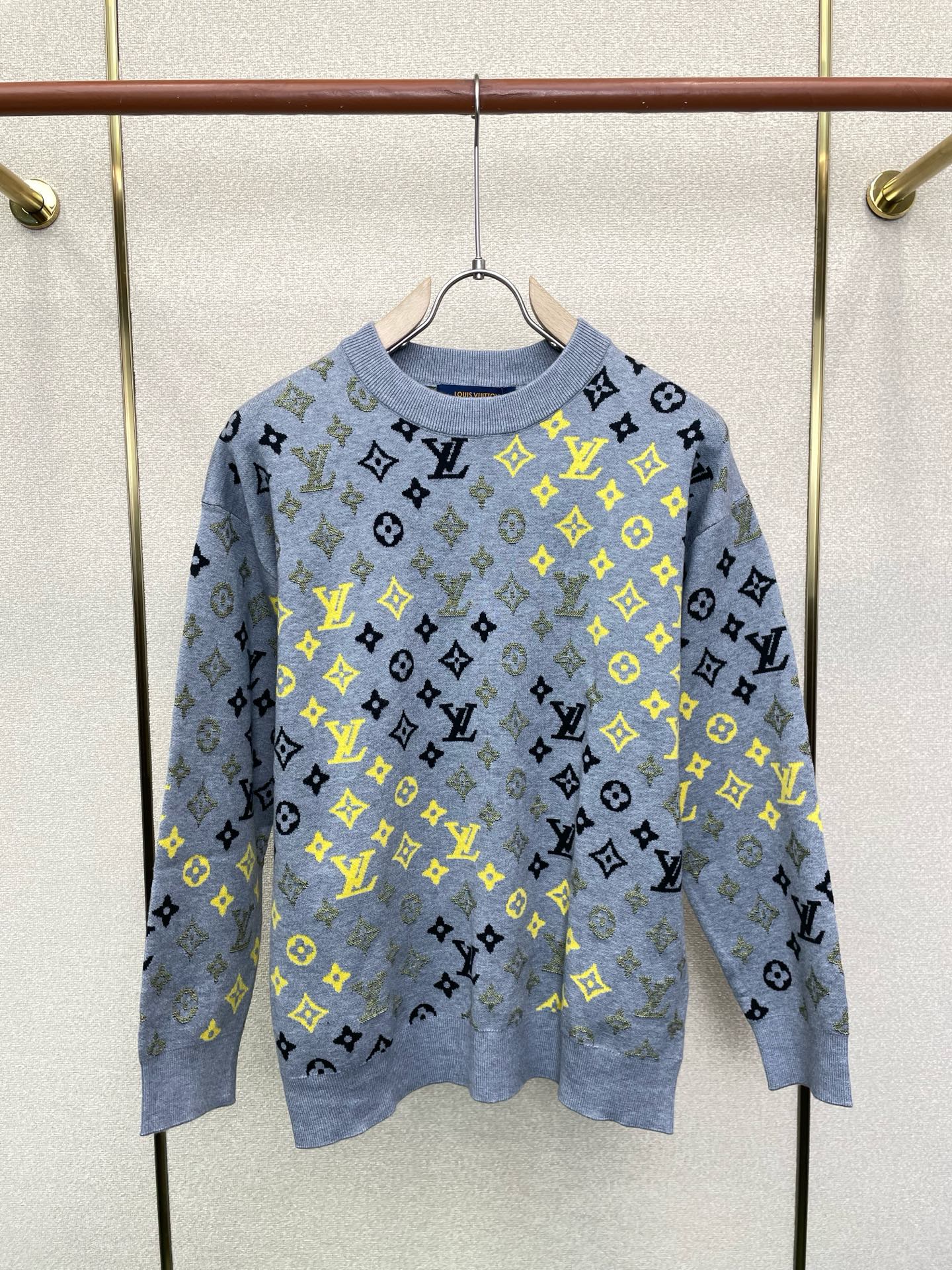 Cheap Louis Vuitton  Sweaters for Men in 229498, $85 USD- [IB229498] - Replica Louis Vuitton  Sweaters for Men