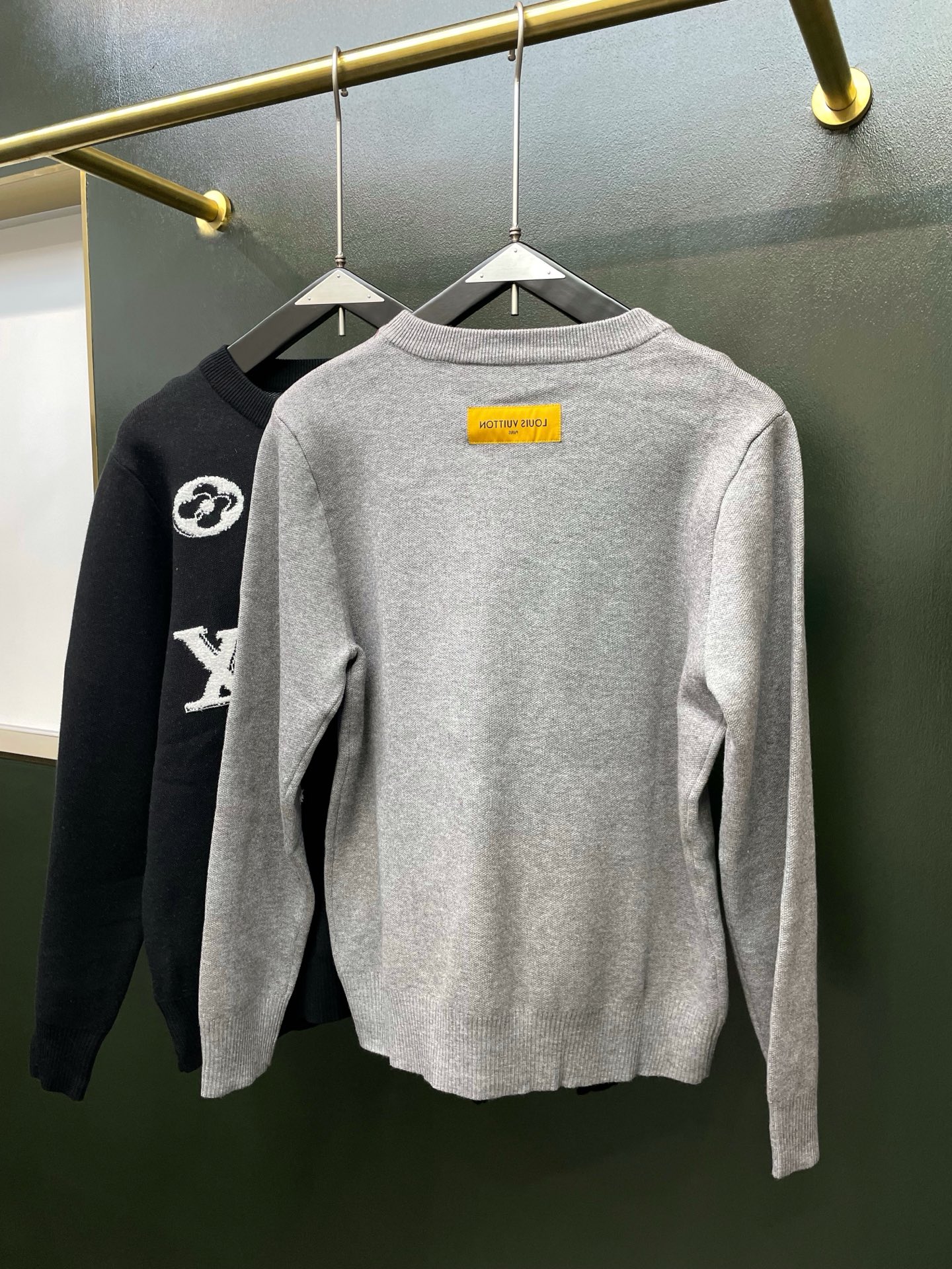 Cheap Louis Vuitton  Sweaters for Men in 229502, $80 USD- [IB229502] - Replica Louis Vuitton  Sweaters for Men