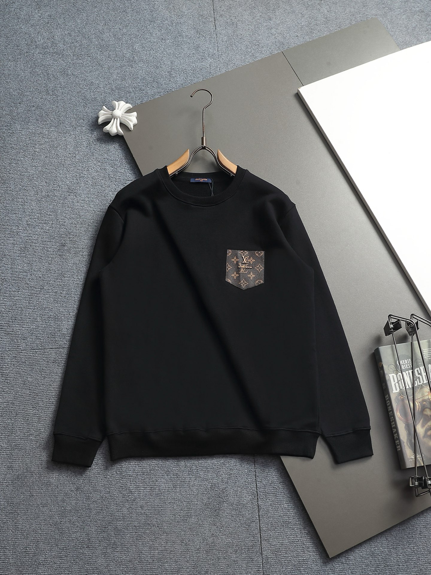 Cheap Louis Vuitton Hoodies for Men in 229513, $45 USD- [IB229513] - Replica Louis Vuitton Hoodies for Men