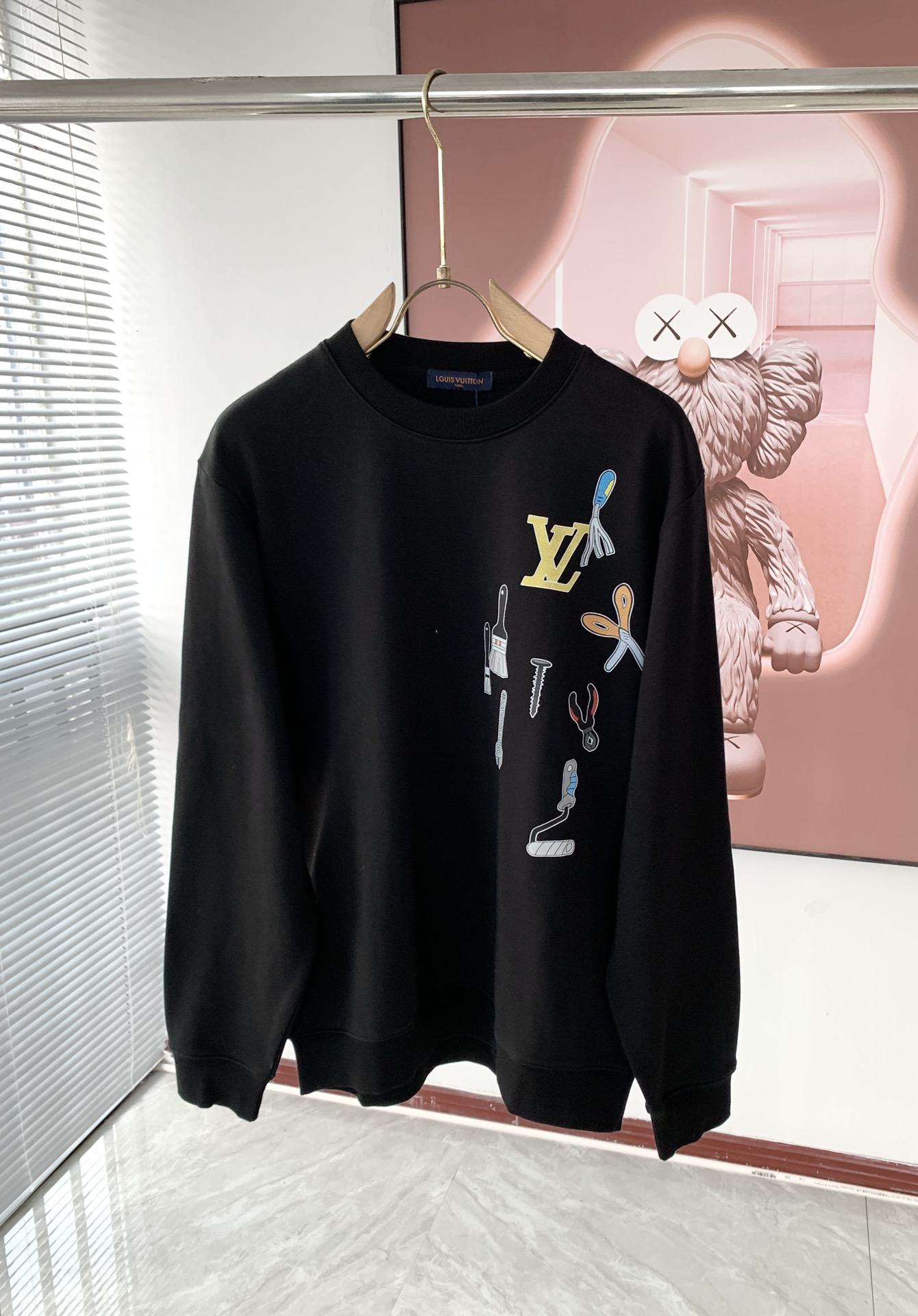 Cheap Louis Vuitton Hoodies for Men in 229524, $45 USD- [IB229524] - Replica Louis Vuitton Hoodies for Men