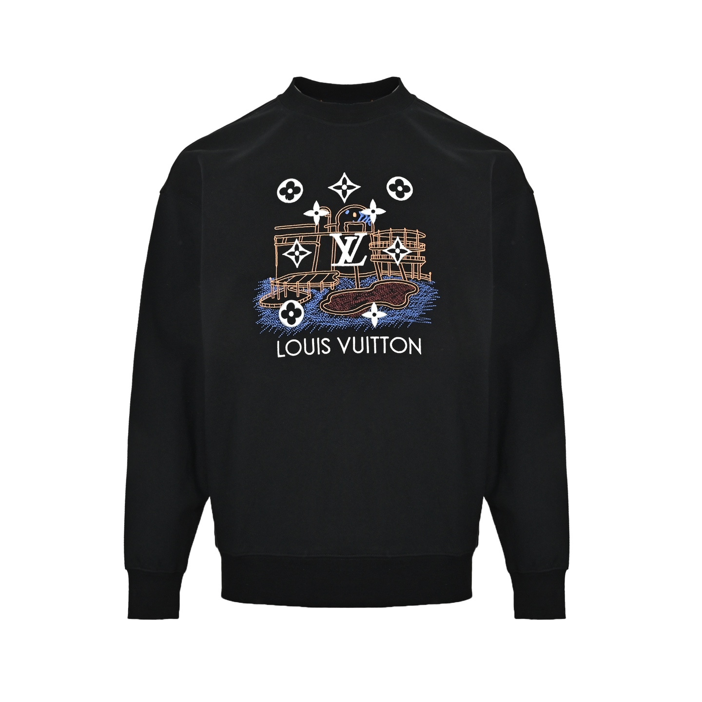 Cheap Louis Vuitton Hoodies for Men in 229530, $70 USD- [IB229530] - Replica Louis Vuitton Hoodies for Men
