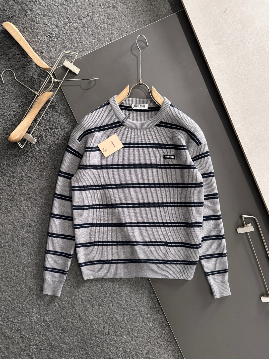 Cheap MiuMiu Sweaters in 229585, $75 USD- [IB229585] - Replica MiuMiu Sweaters