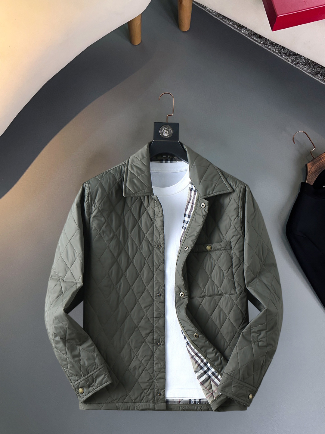 Cheap Burberry Trench Coats For Men in 229604, $125 USD- [IB229604] - Replica Burberry Trench Coats For Men