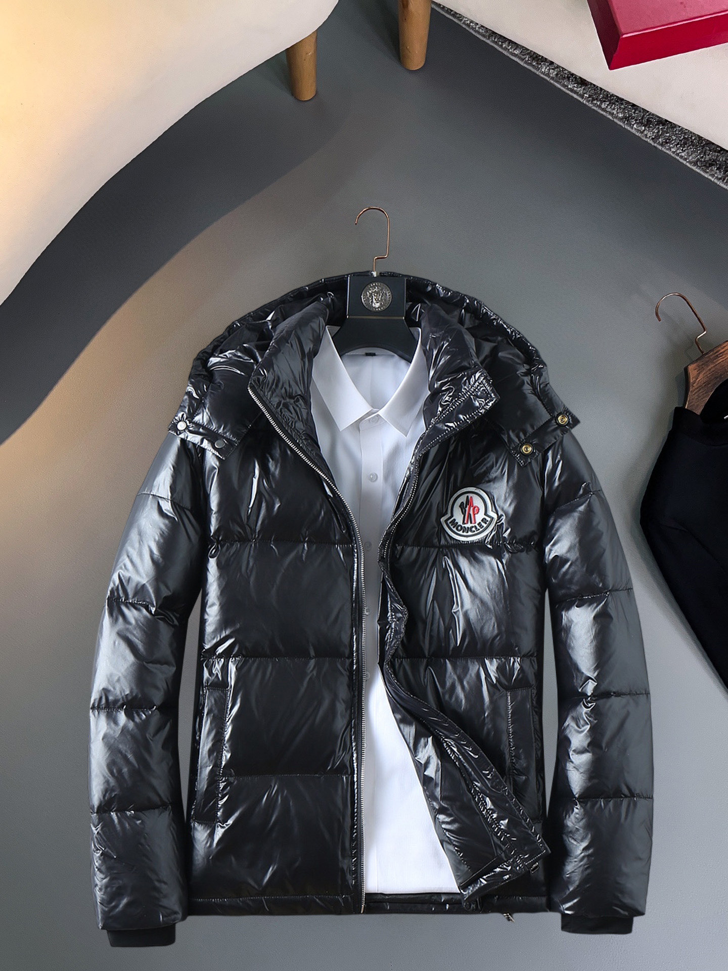 Cheap Moncle Thick Coats For Men in 229618, $215 USD- [IB229618] - Replica Moncle Thick Coats For Men